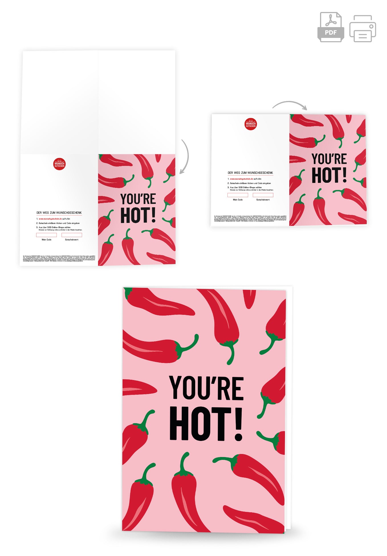 Wunschgutschein You're Hot - Chilli – Geschenkgutschein Ansicht 4