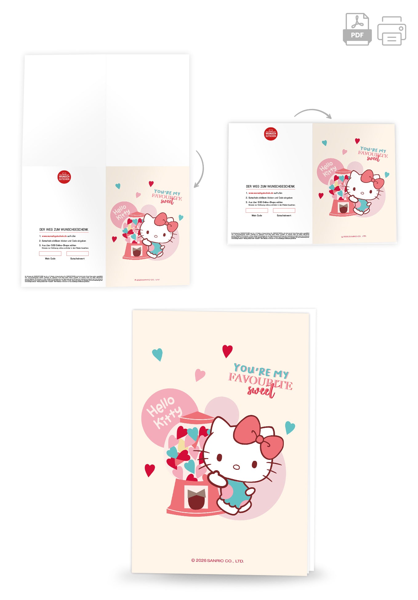 Hello Kitty - Favorite Sweet - Herzmaschine