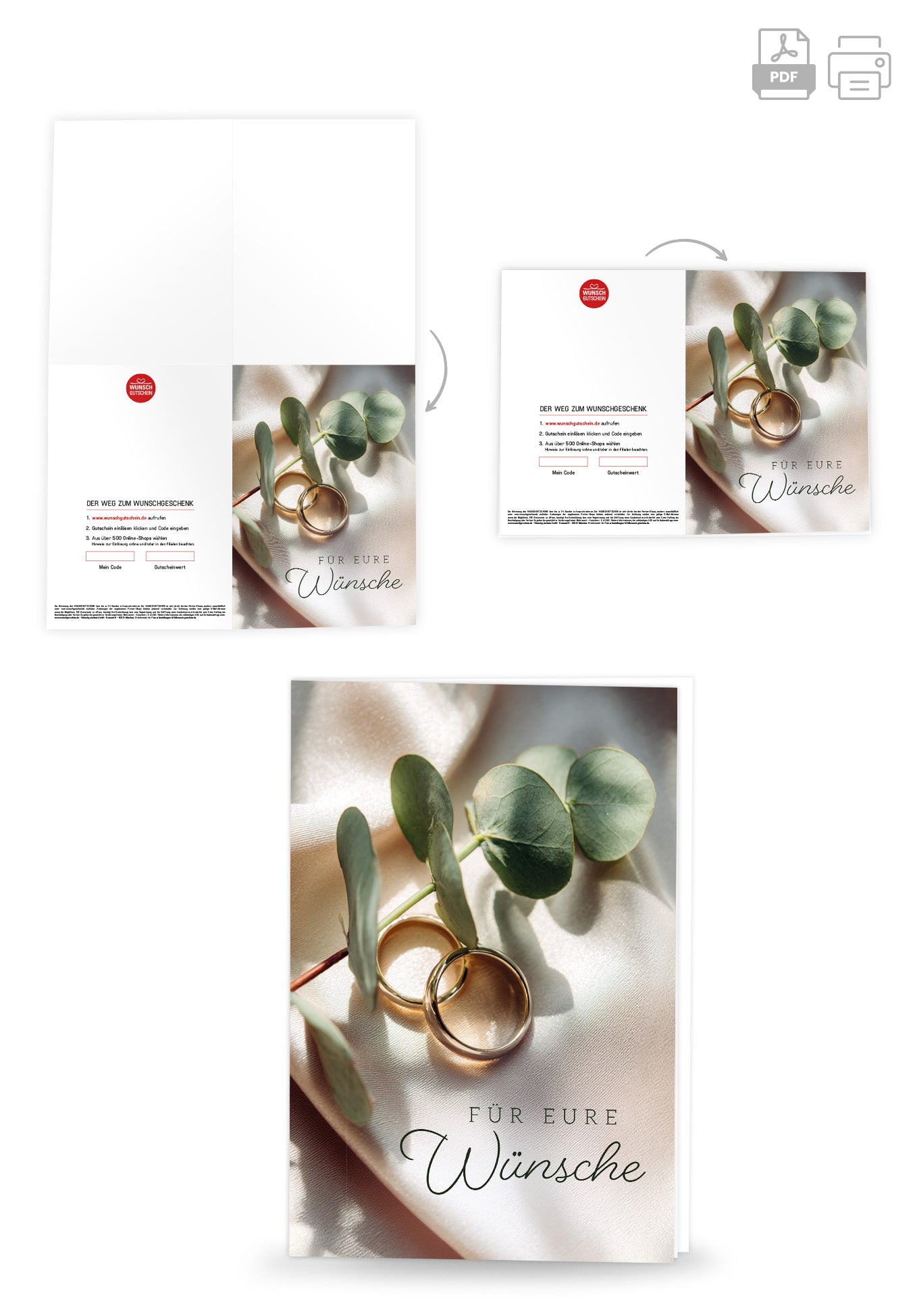 Wunschgutschein Für Eure Wünsche - Ringe Eukalyptus – Geschenkgutschein Ansicht 4