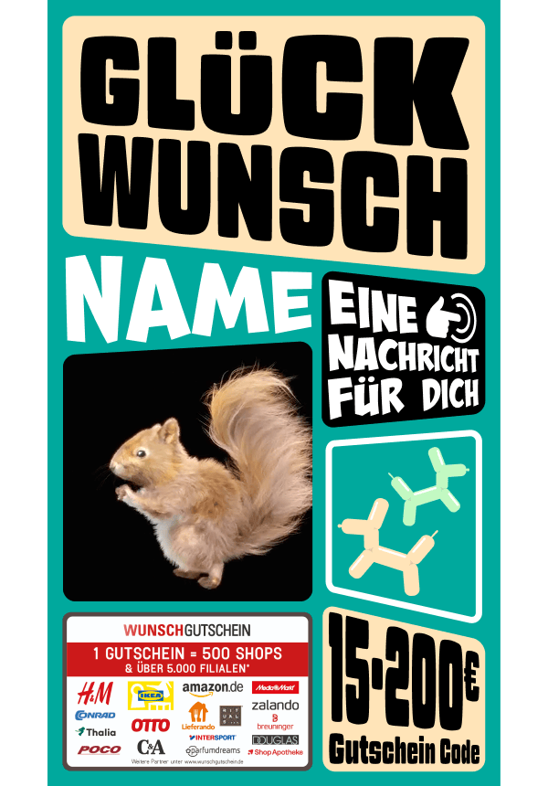 Digital - Glückwunsch - Bold