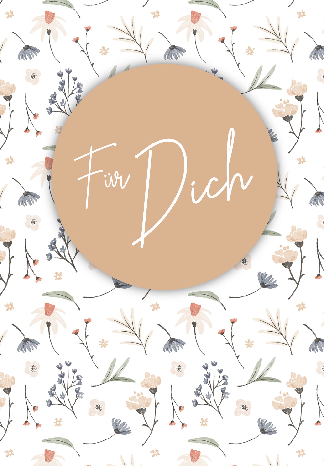 Für Dich - Blumen weiß