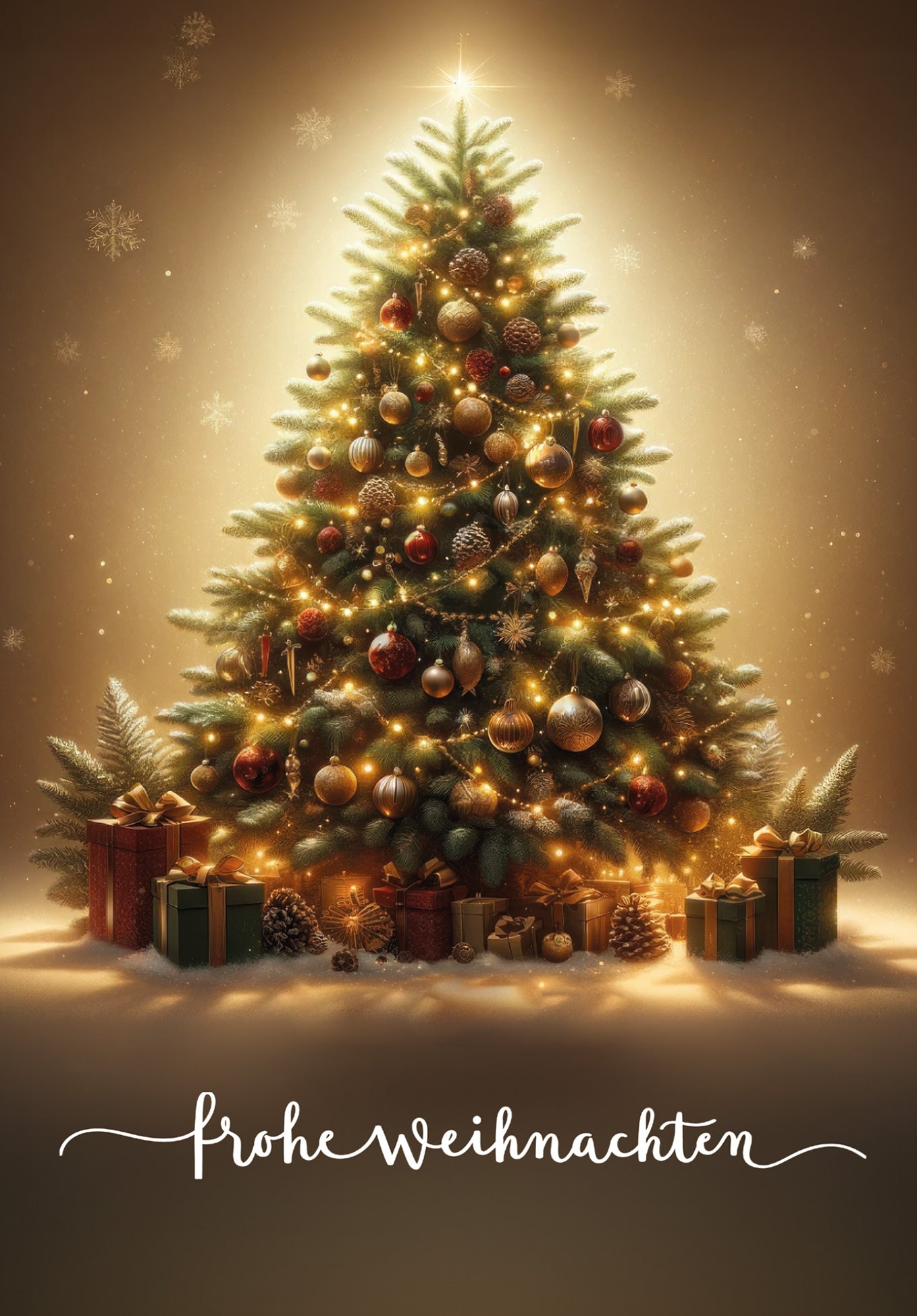 Frohe Weihnachten - Weihnachtsbaum (Gutscheinwert)