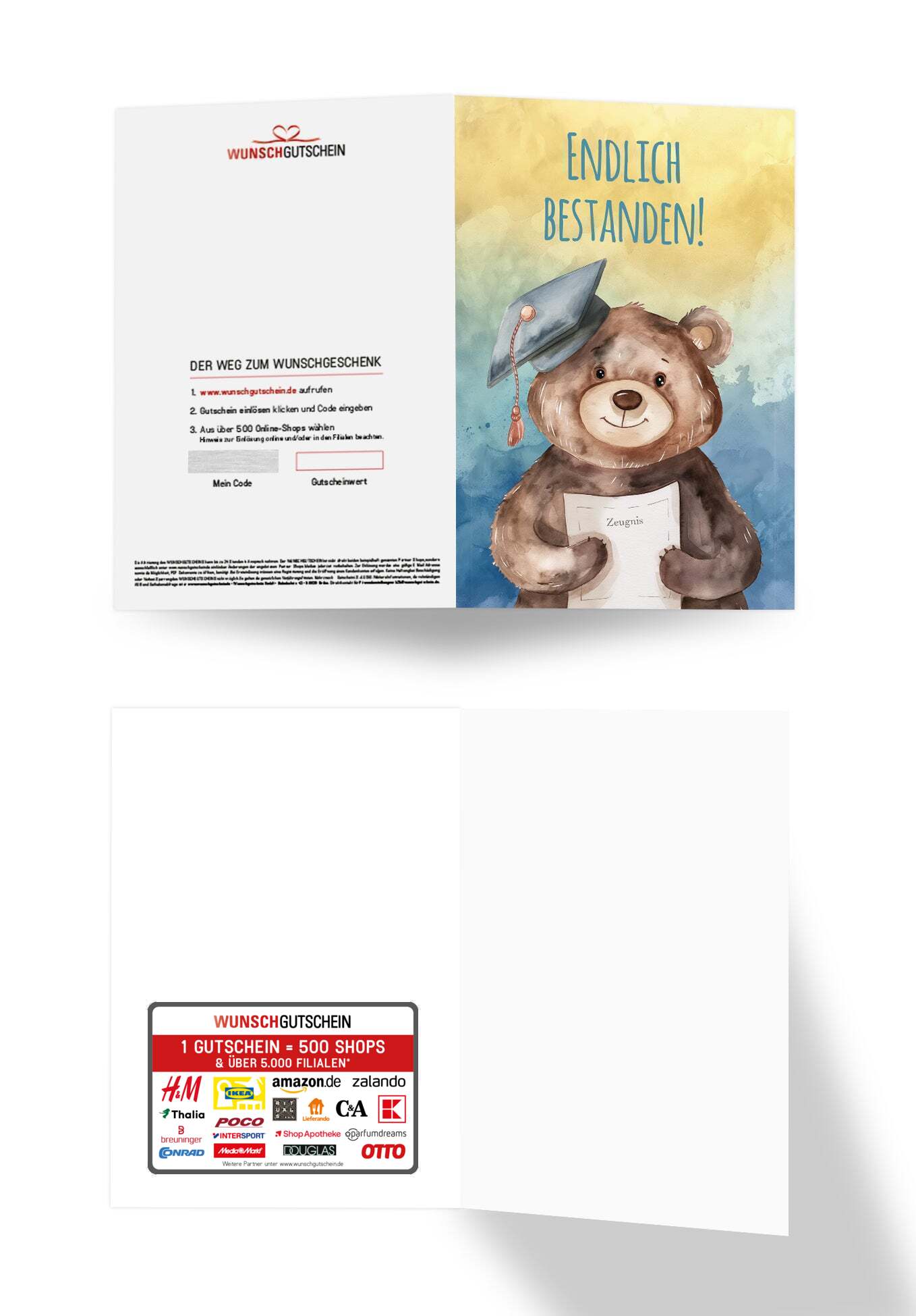Endlich bestanden - Bär