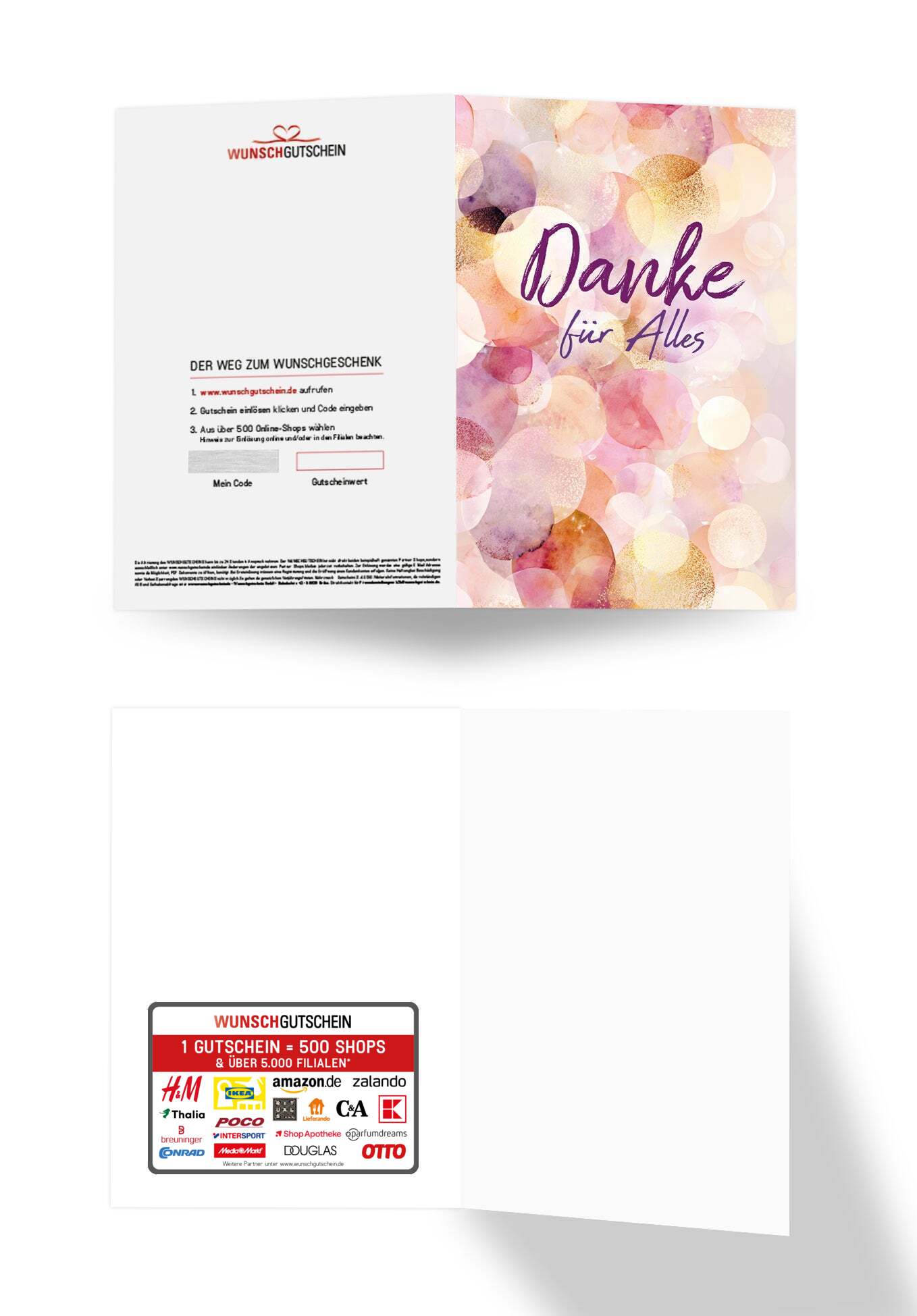 Danke für Alles - Lila Gold