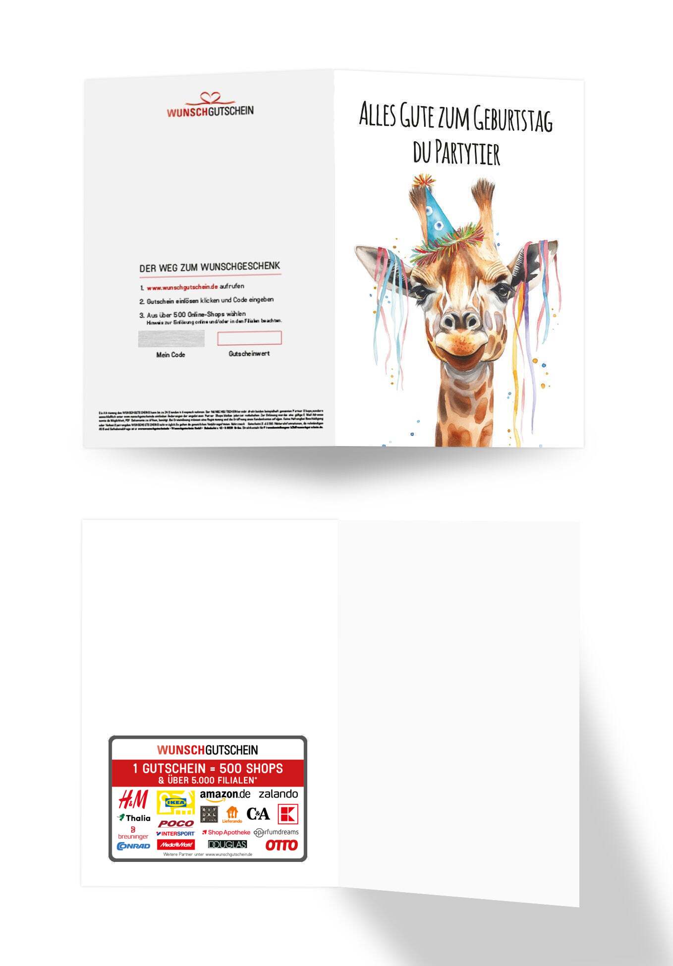 Alles Gute - Giraffe