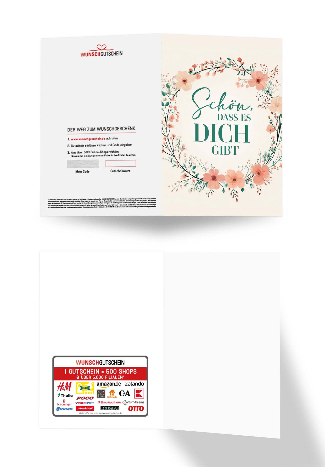 Schön dass es dich gibt - Blumenkranz