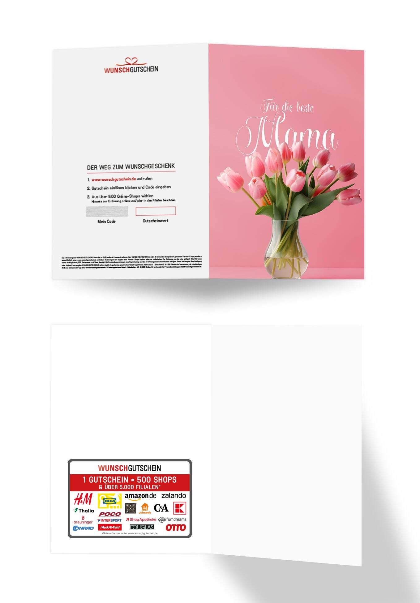 Für die beste Mama - Tulpenvase