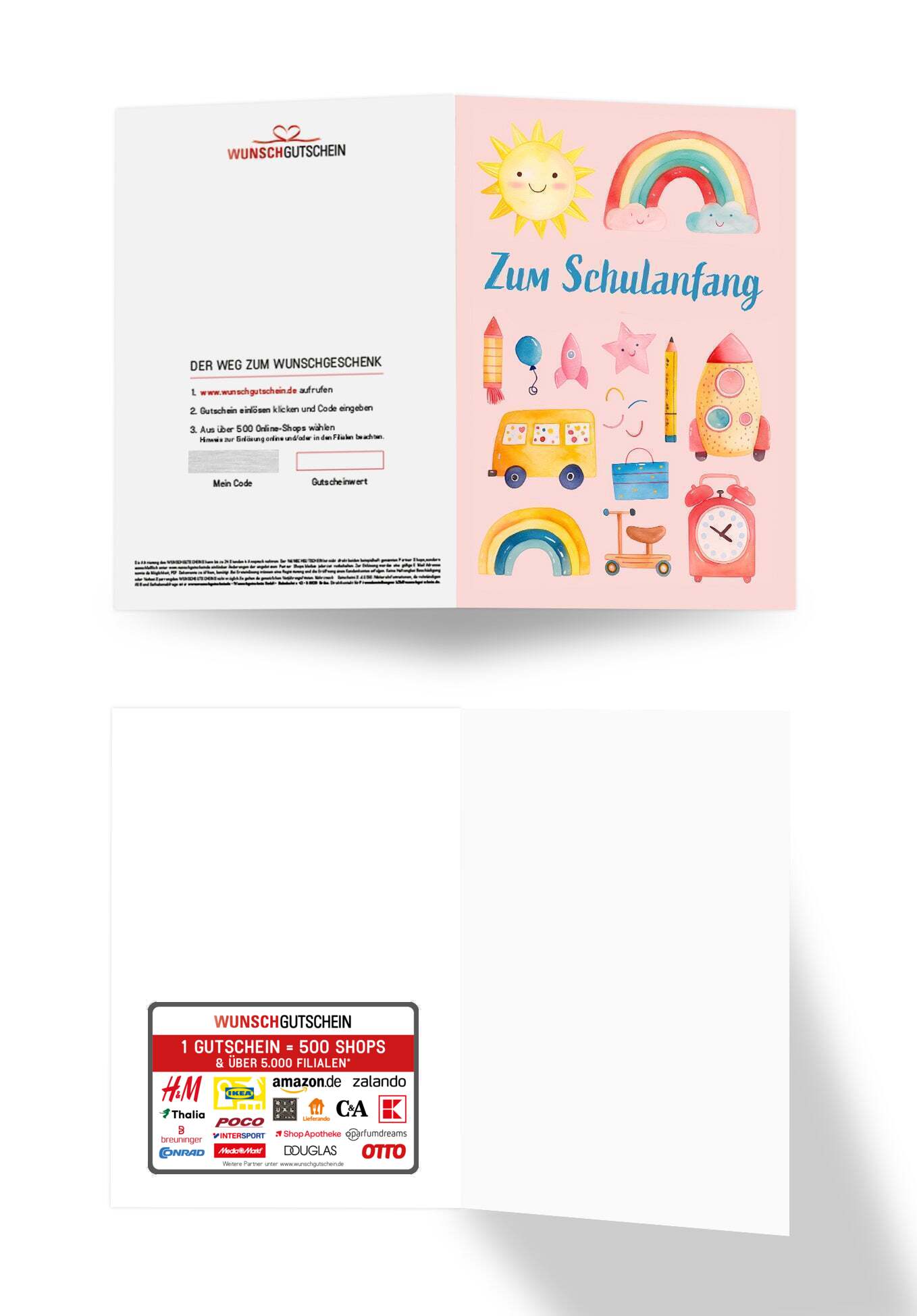 Zum Schulanfang - Wasserfarbe