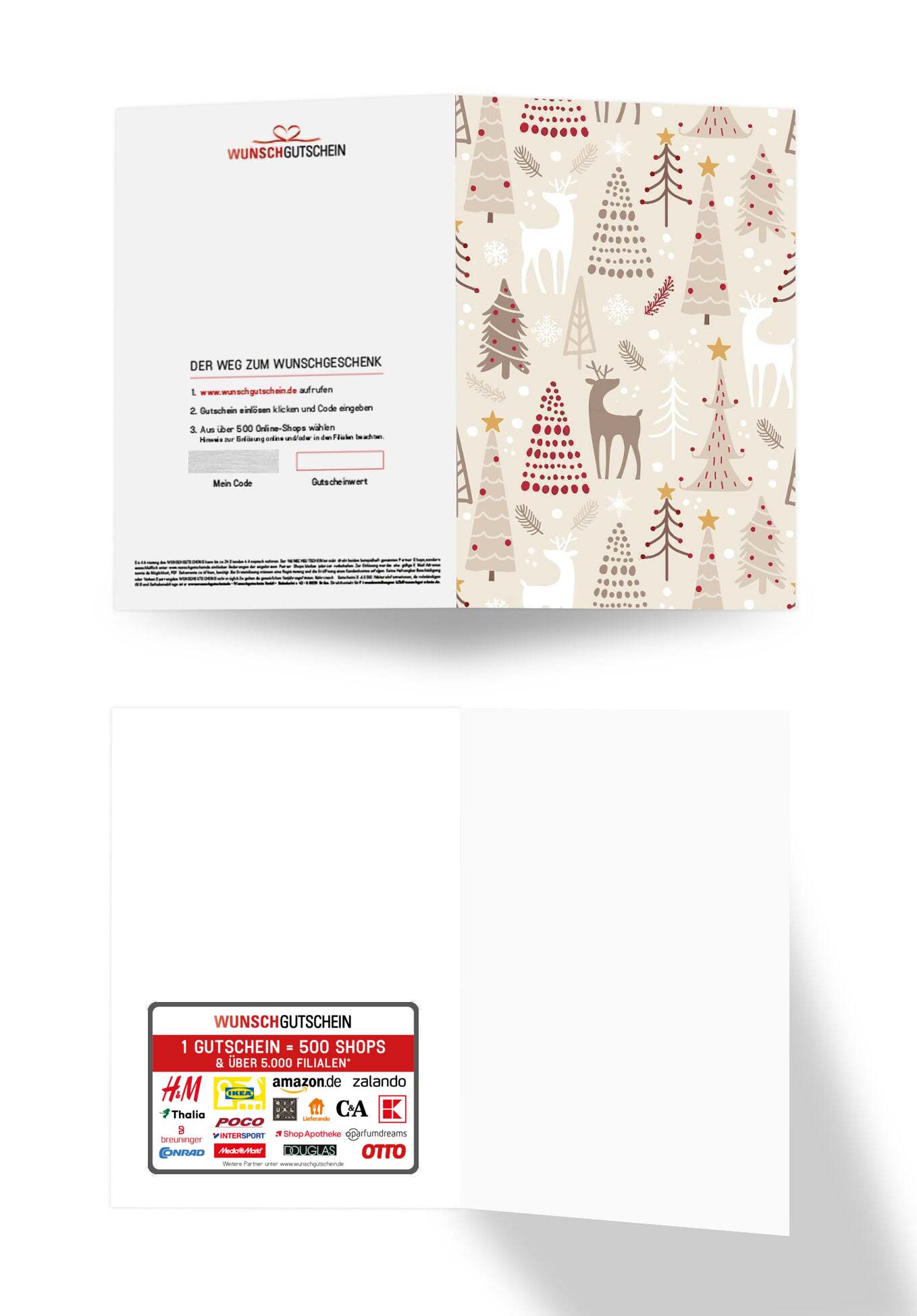Weihnachtsbäume Beige