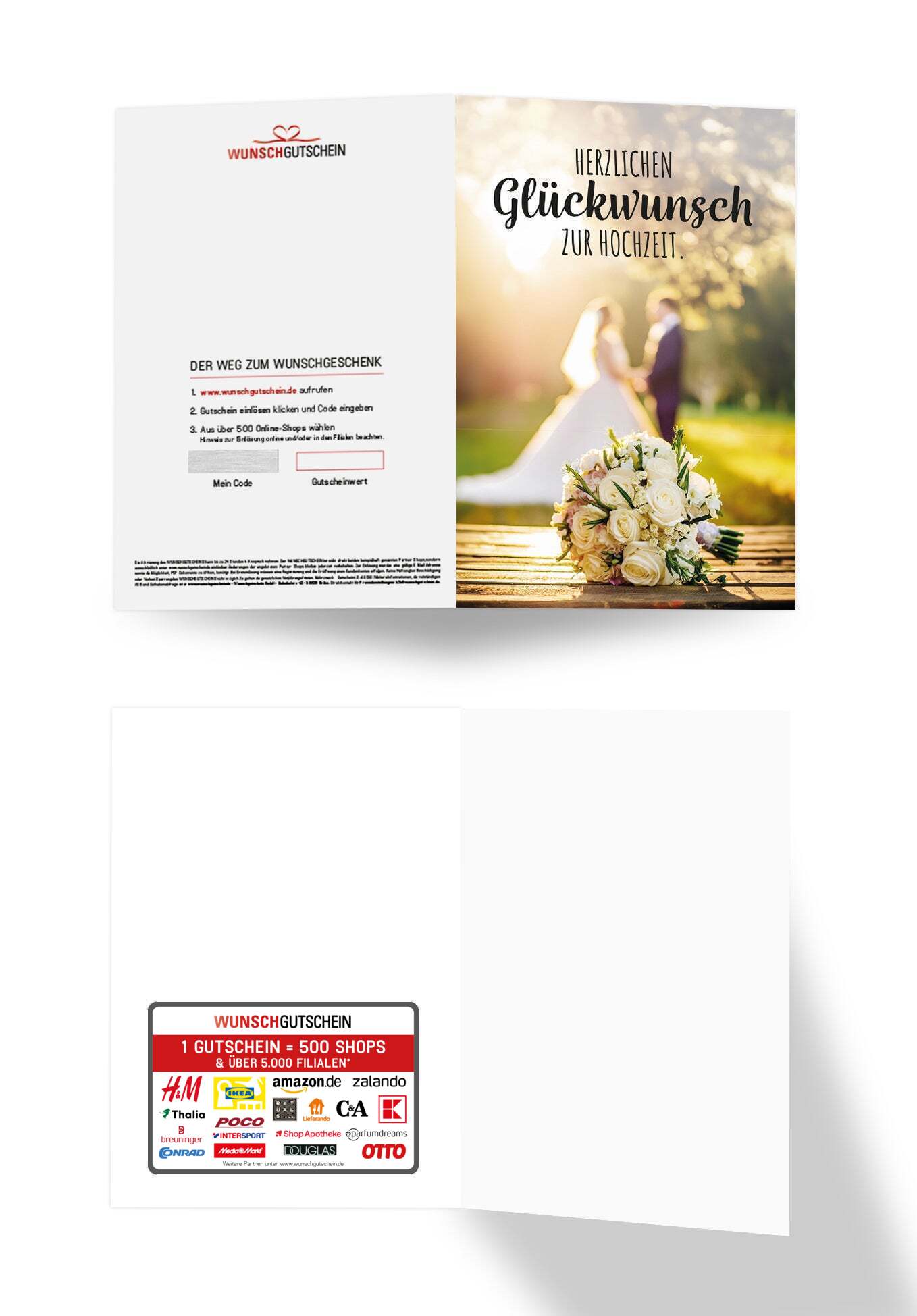 Glückwunsch zur Hochzeit - Hochzeitsstrauss