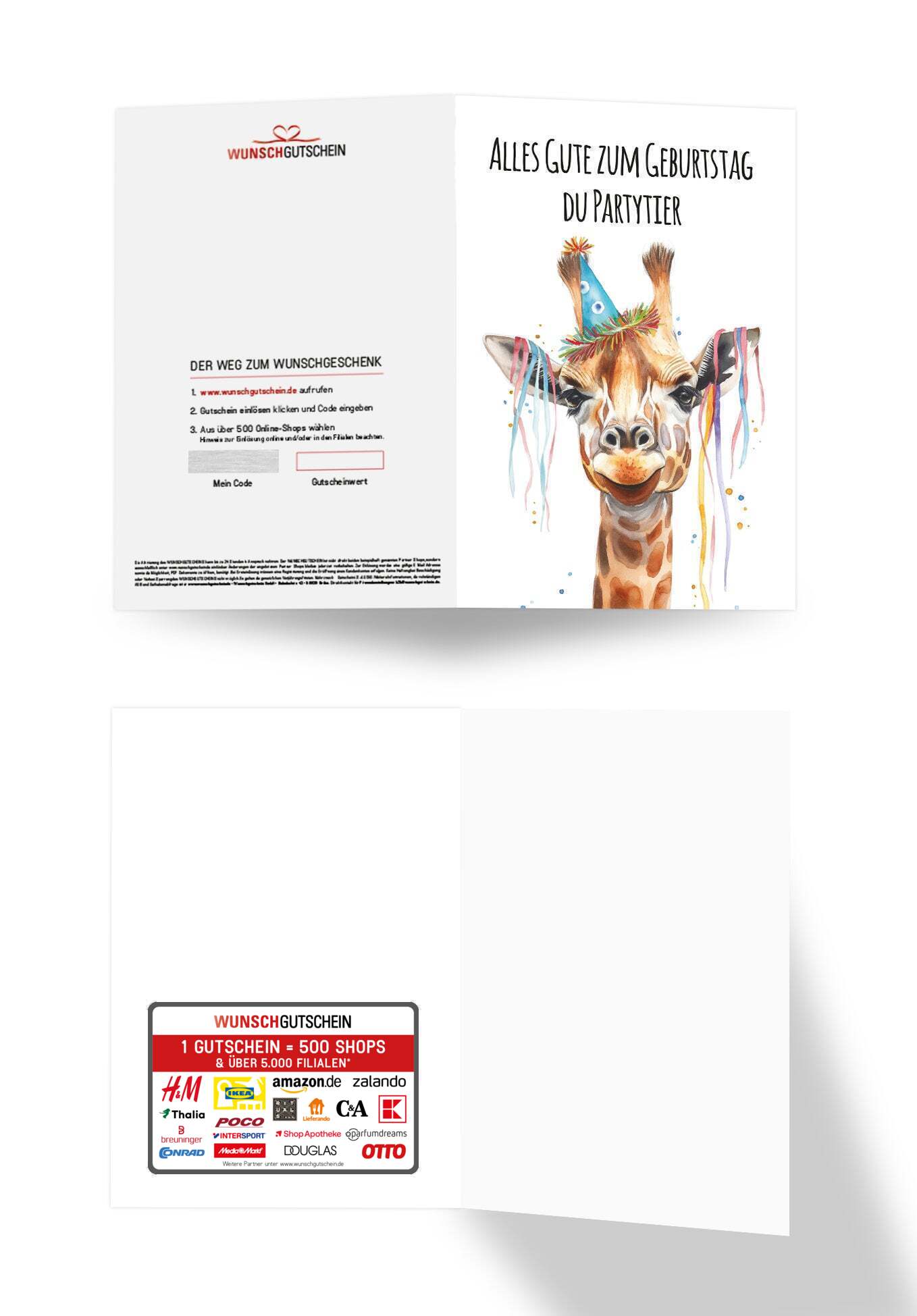 Alles Gute - Giraffe