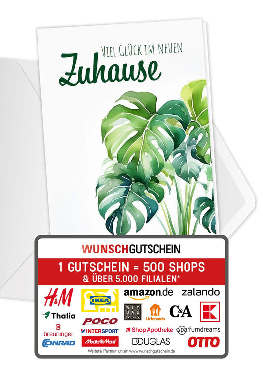Viel Glück Zuhause - Pflanze