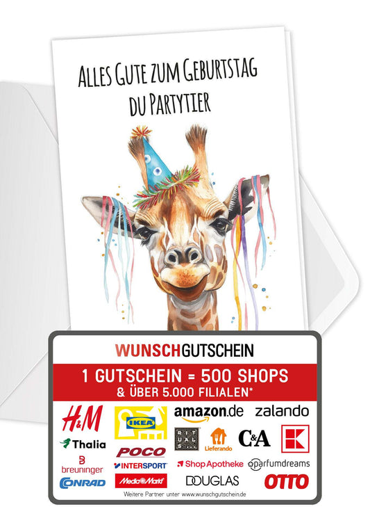 Alles Gute - Giraffe