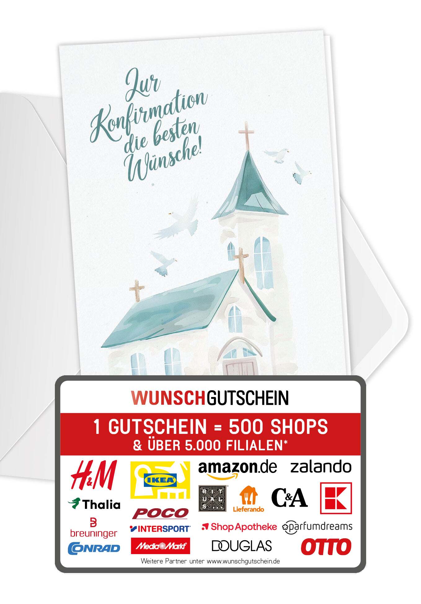 Zur Konfirmation - Kirche Grün