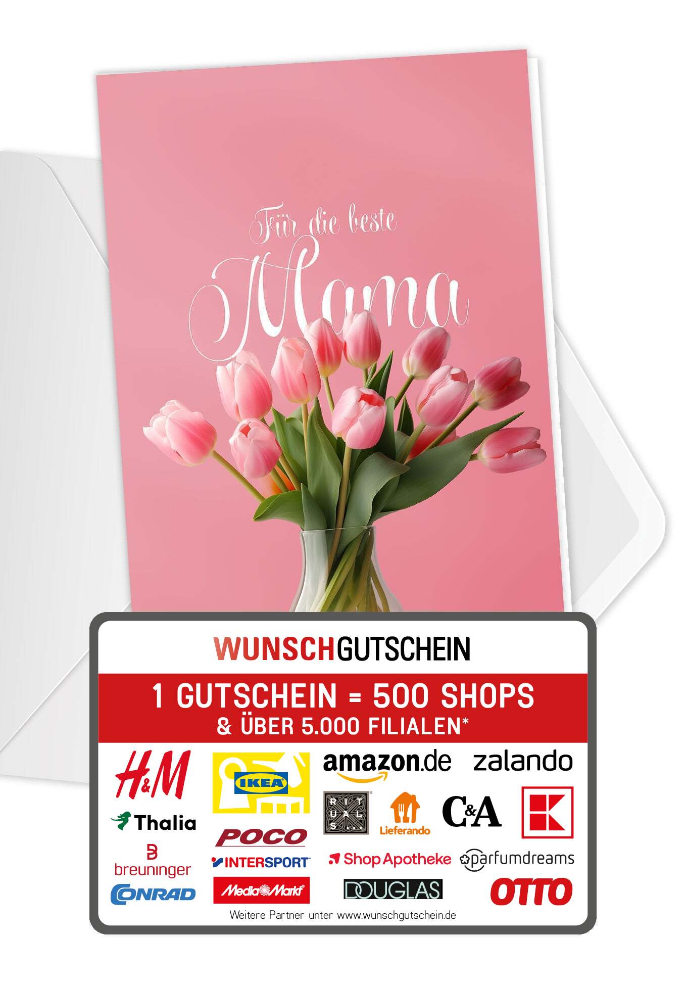 Für die beste Mama - Tulpenvase