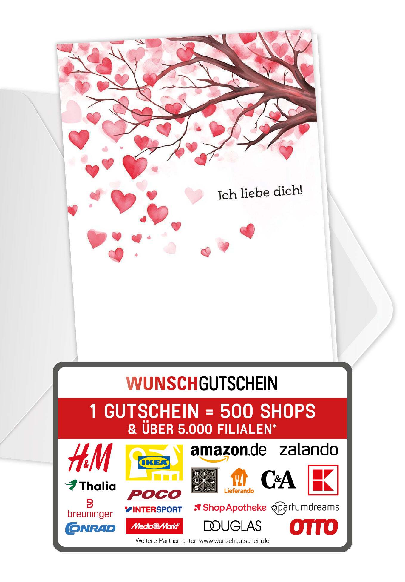 Ich Liebe Dich - Herz Baum