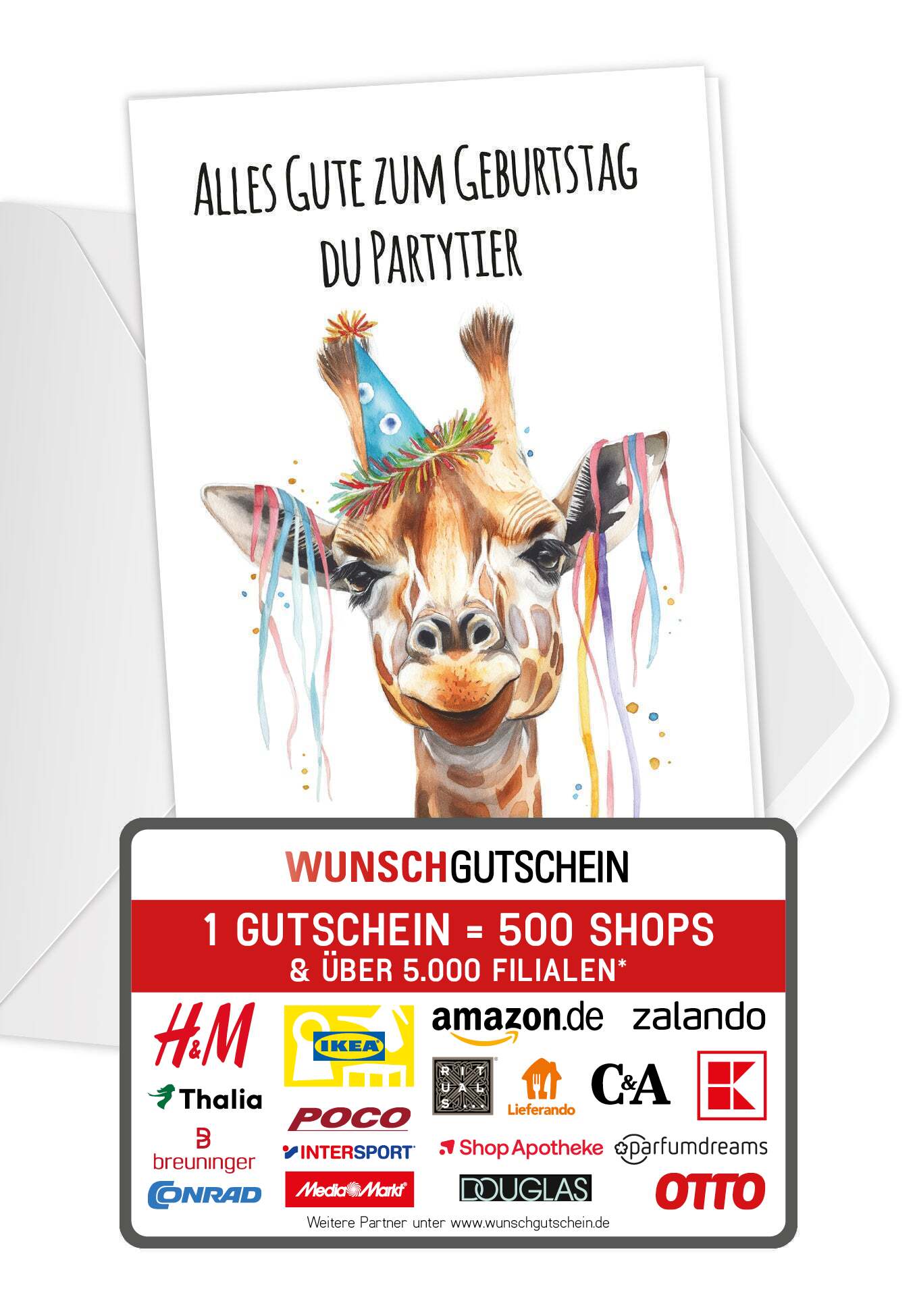 Alles Gute - Giraffe