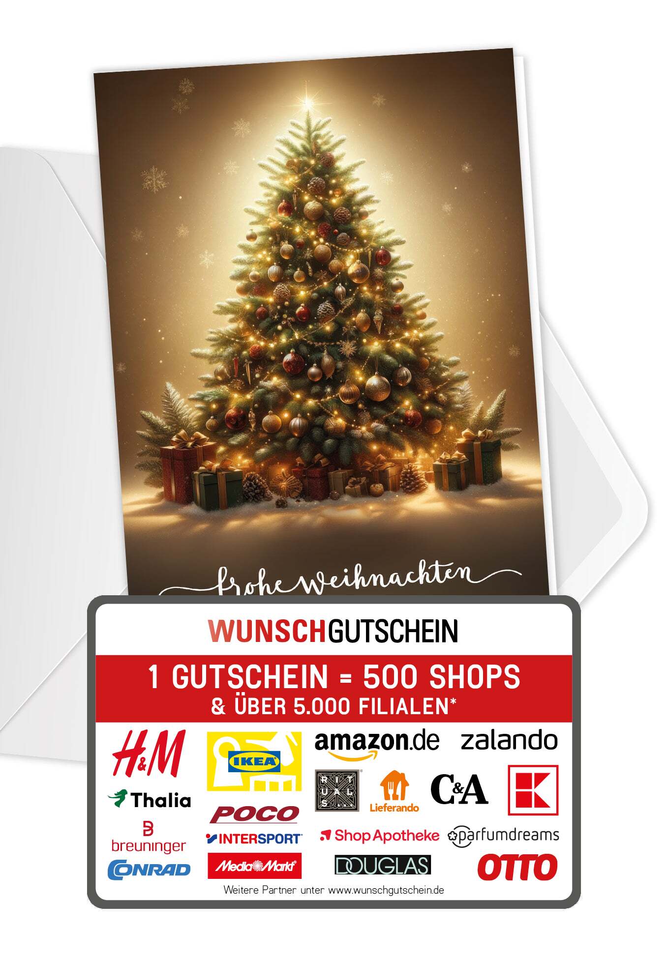 Frohe Weihnachten - Weihnachtsbaum