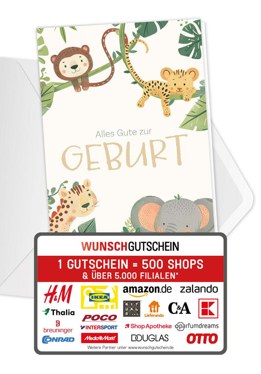 Alle Gute zur Geburt - Tiere
