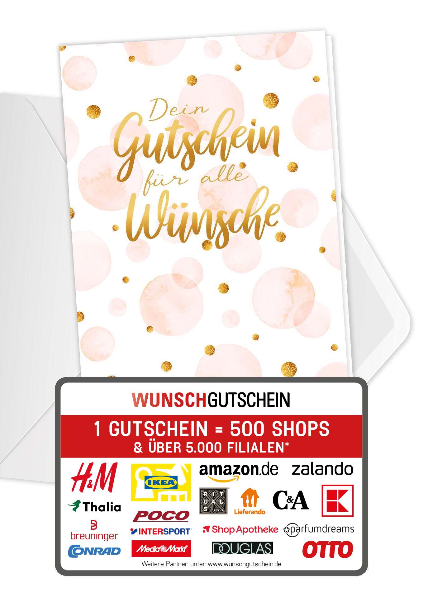Für alle Wünsche - Rosa Punkte