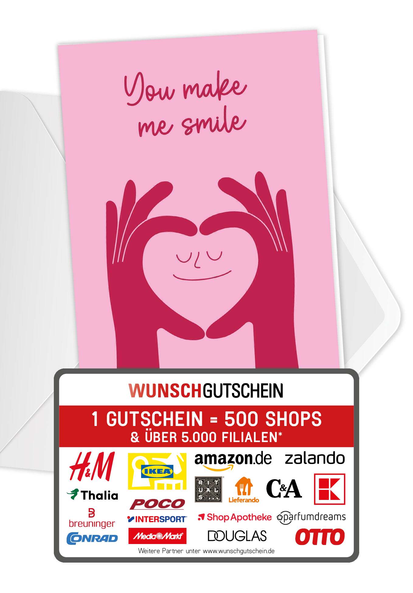 You Make Me Smile - Pink
