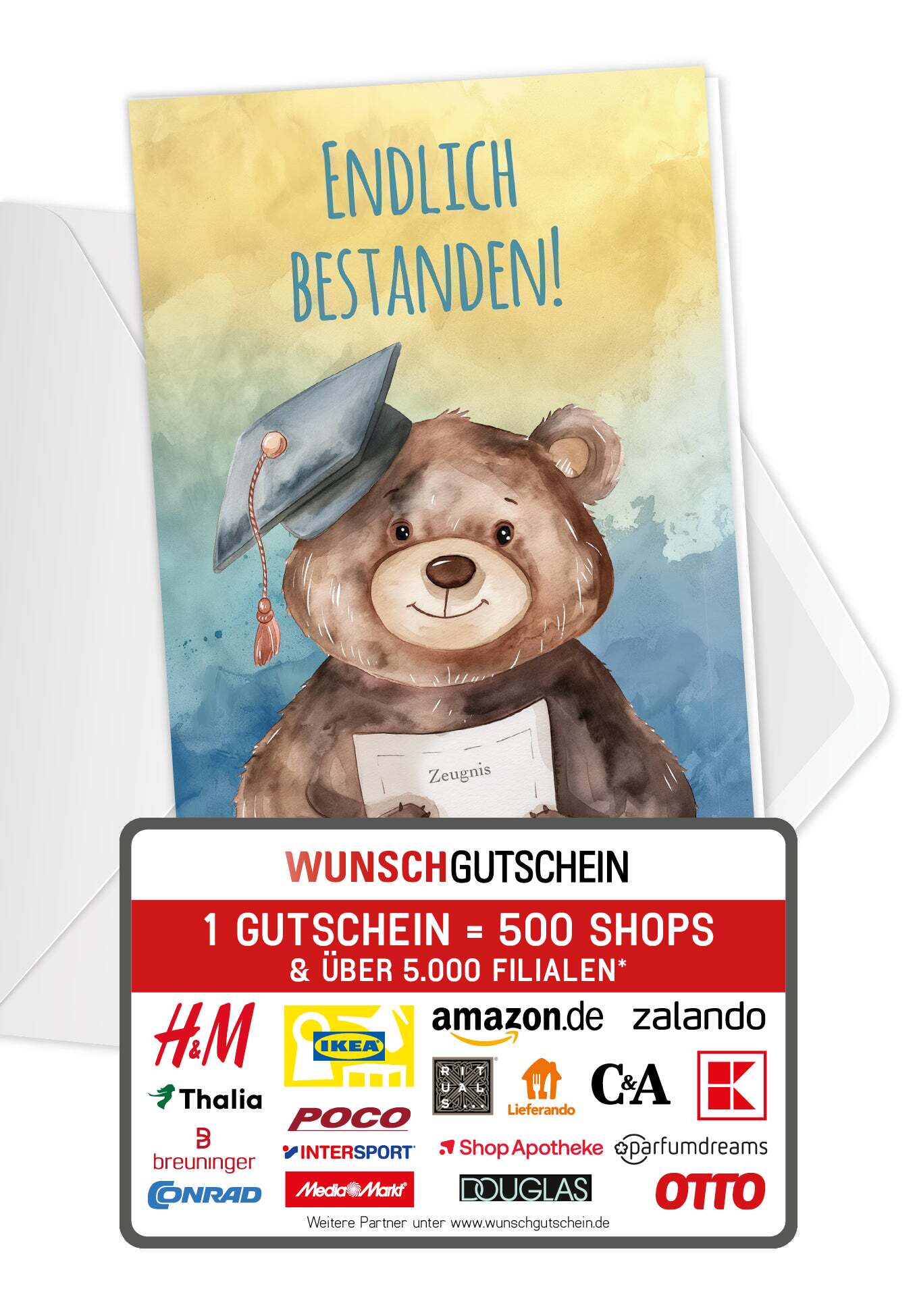 Endlich bestanden - Bär