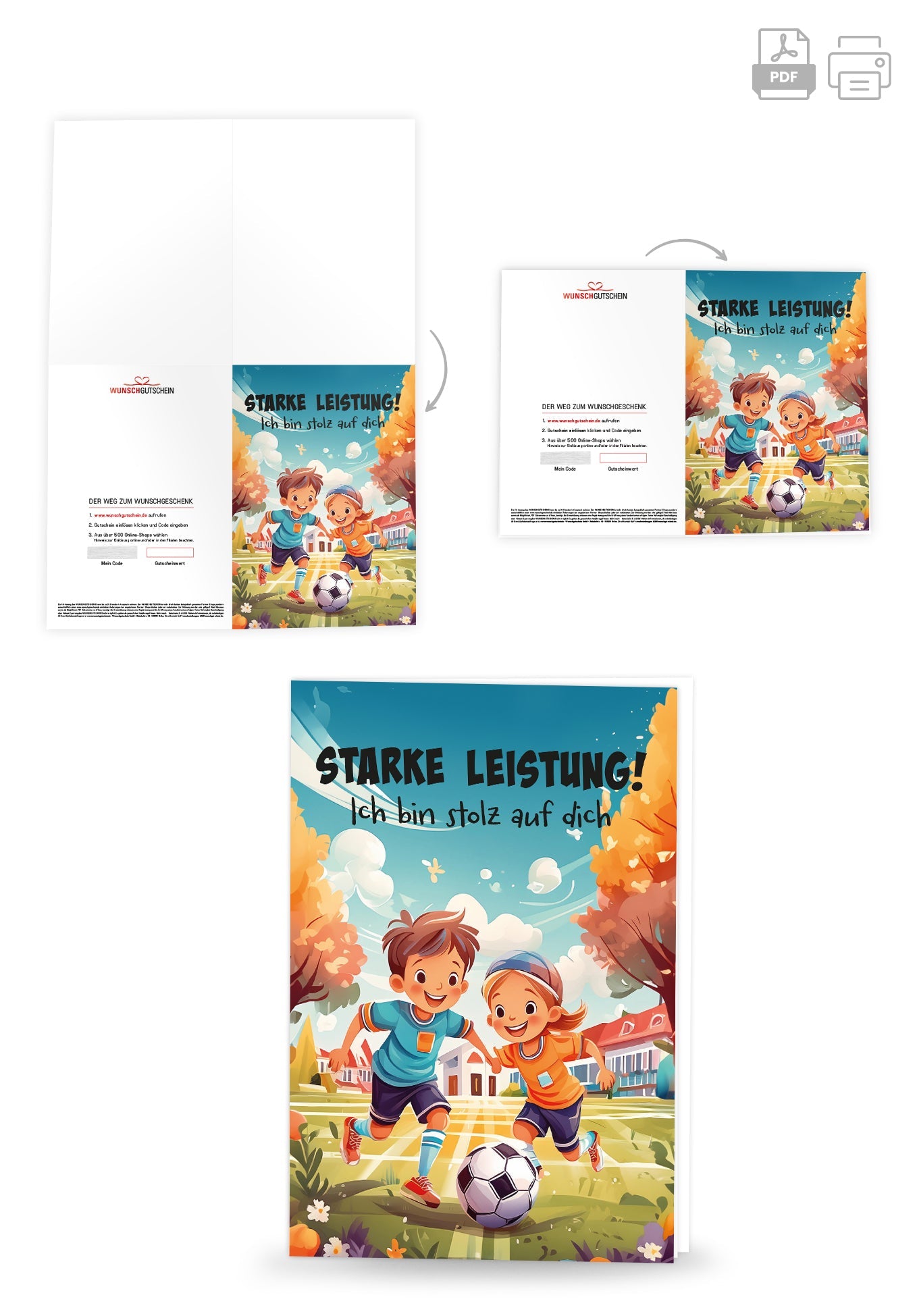 Starke Leistung - Fußball PDF