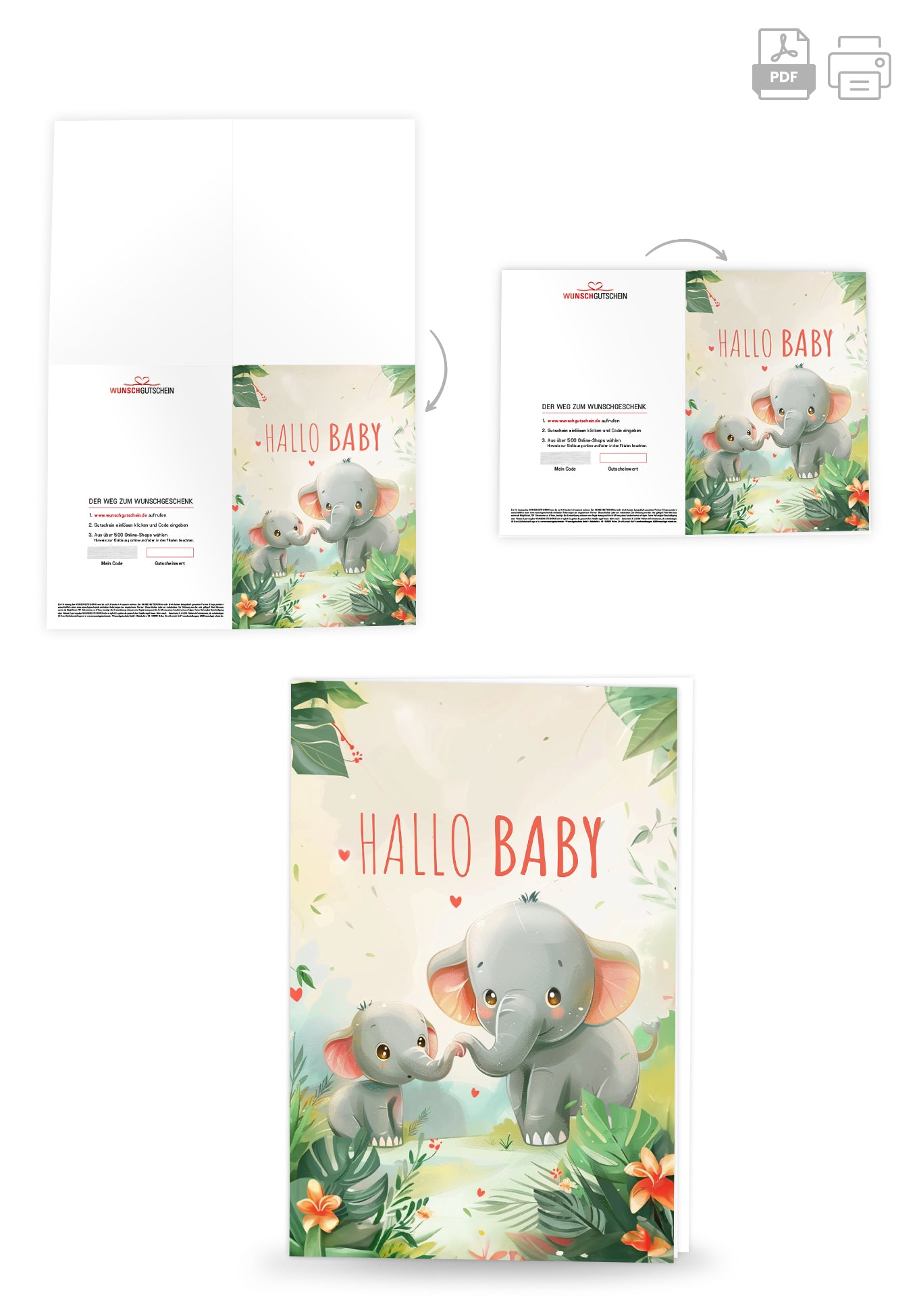 Hallo Baby - Elefanten