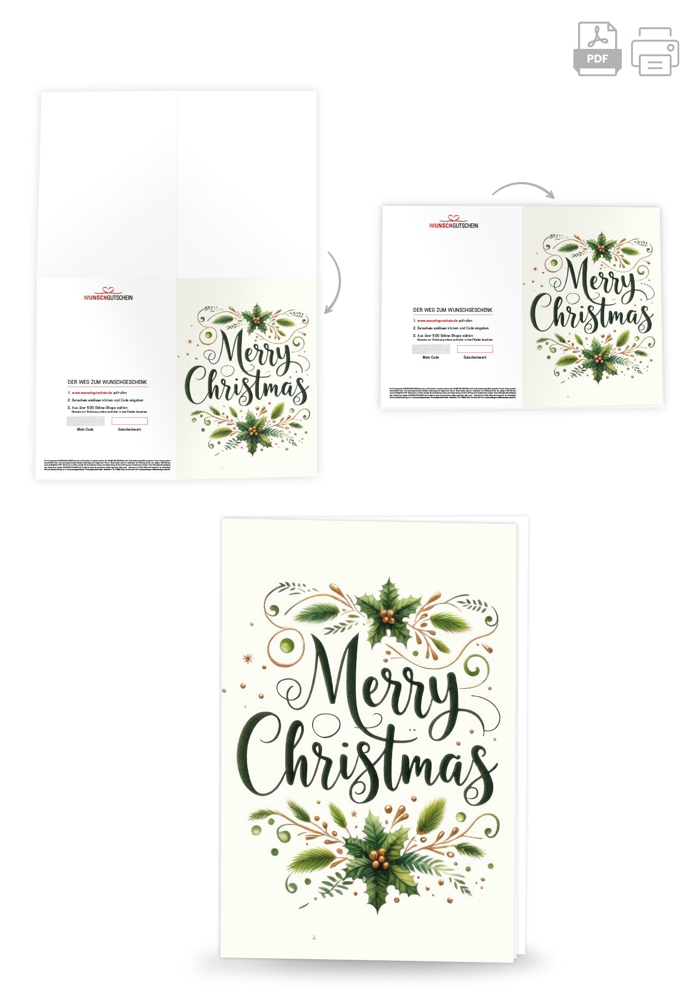 Merry Christmas - Zweige PDF