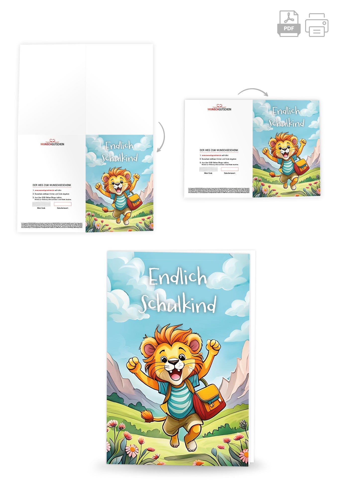 Endlich Schulkind - Löwe PDF