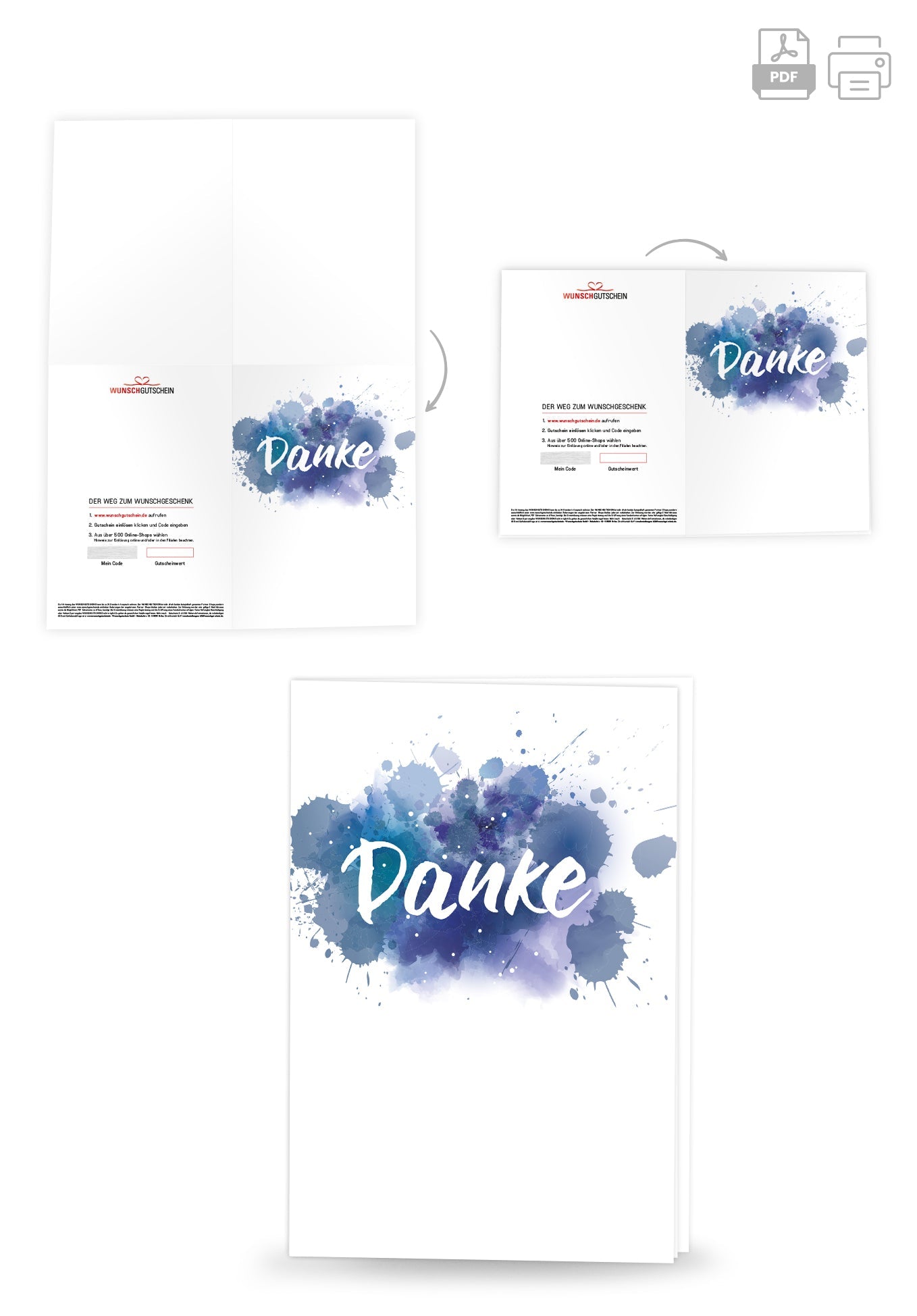 Danke - Blau PDF