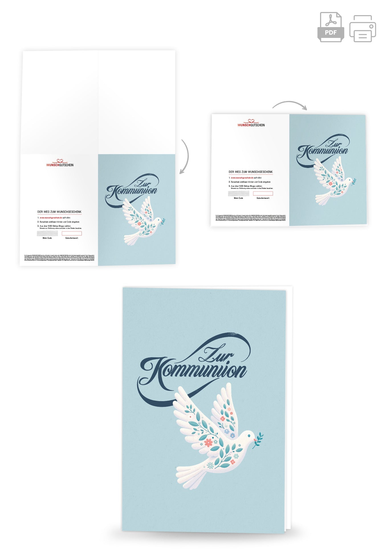 Zur Kommunion - Friedenstaube PDF