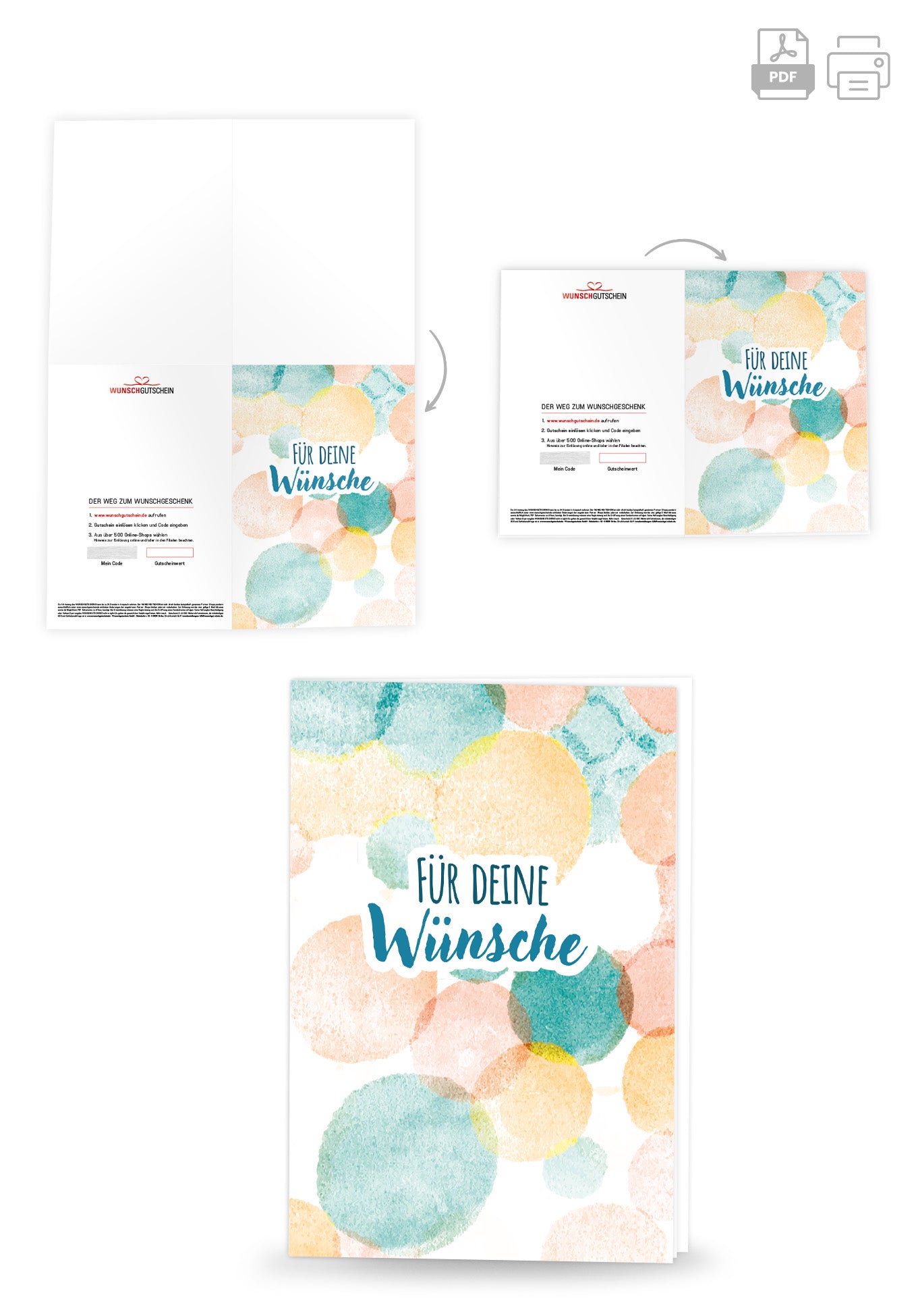 Für deine Wünsche - Bunte Kreise