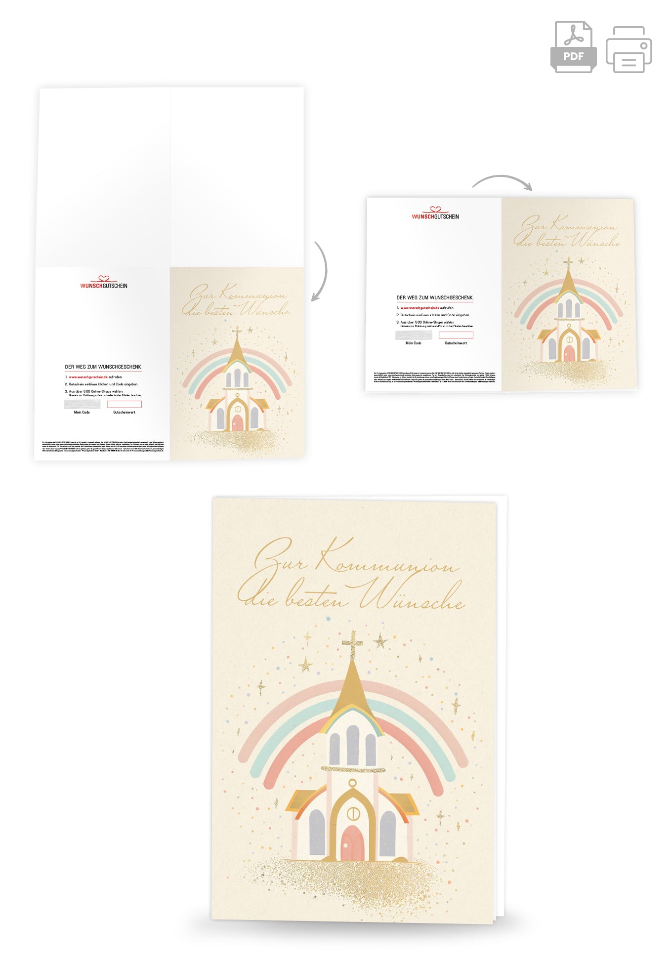 Zur Kommunion - Kirche Regenbogen