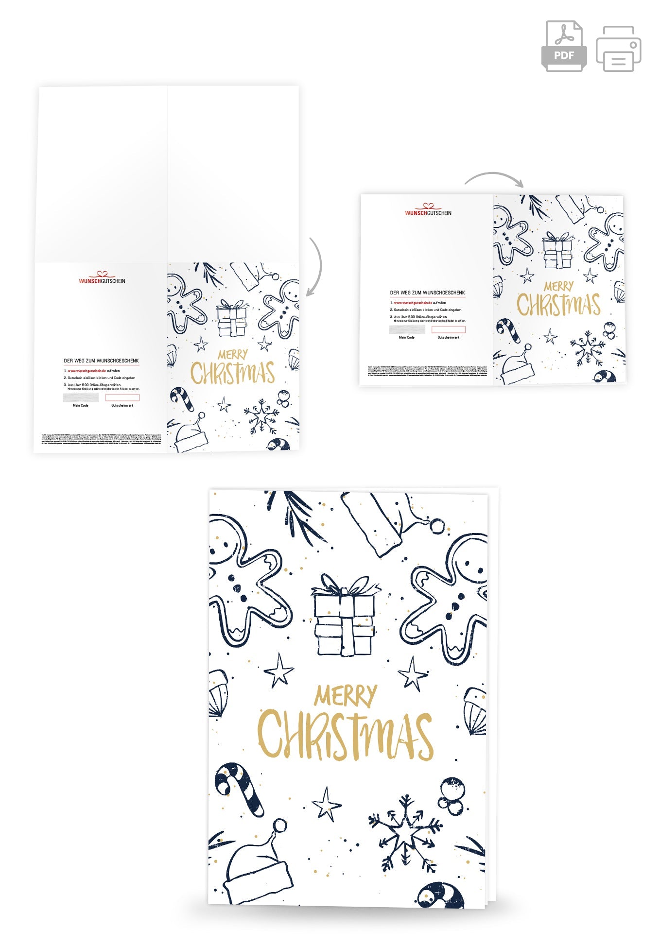 Merry Christmas - Lebkuchen Gold PDF