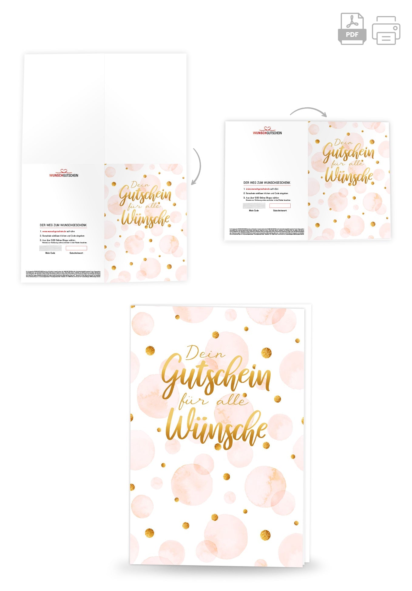 Für alle Wünsche - Rosa Punkte PDF