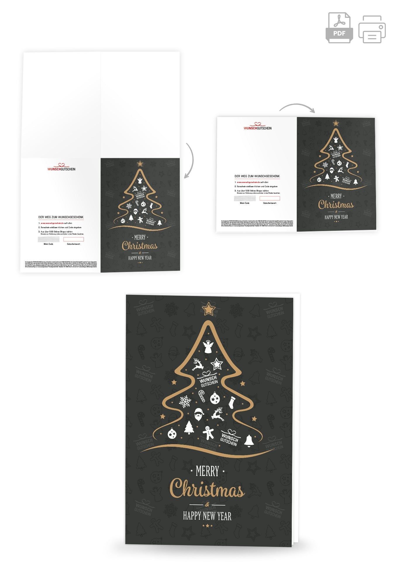 Merry Christmas - Weihnachtsbaum PDF