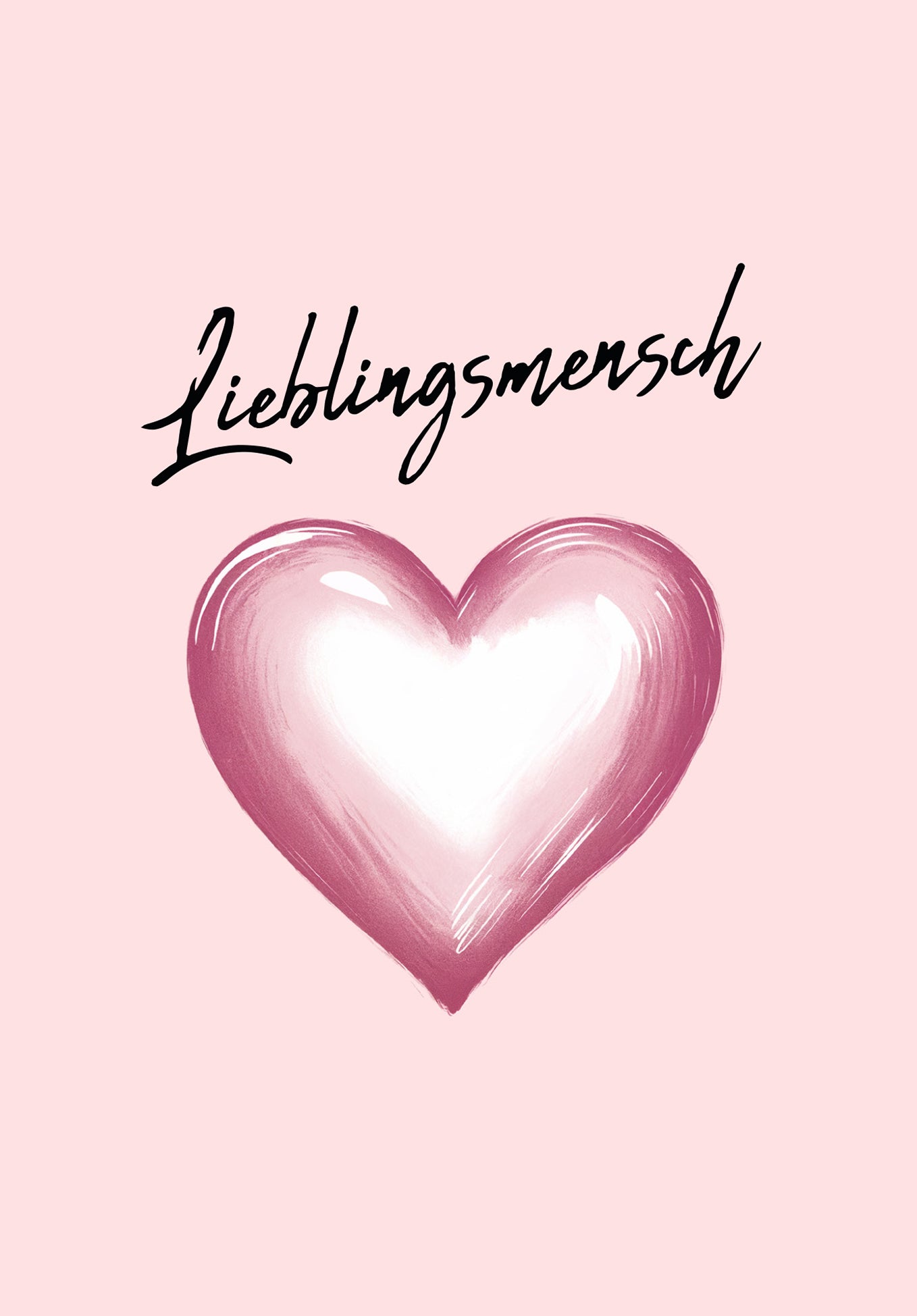 Lieblingsmensch - Rosa Herz