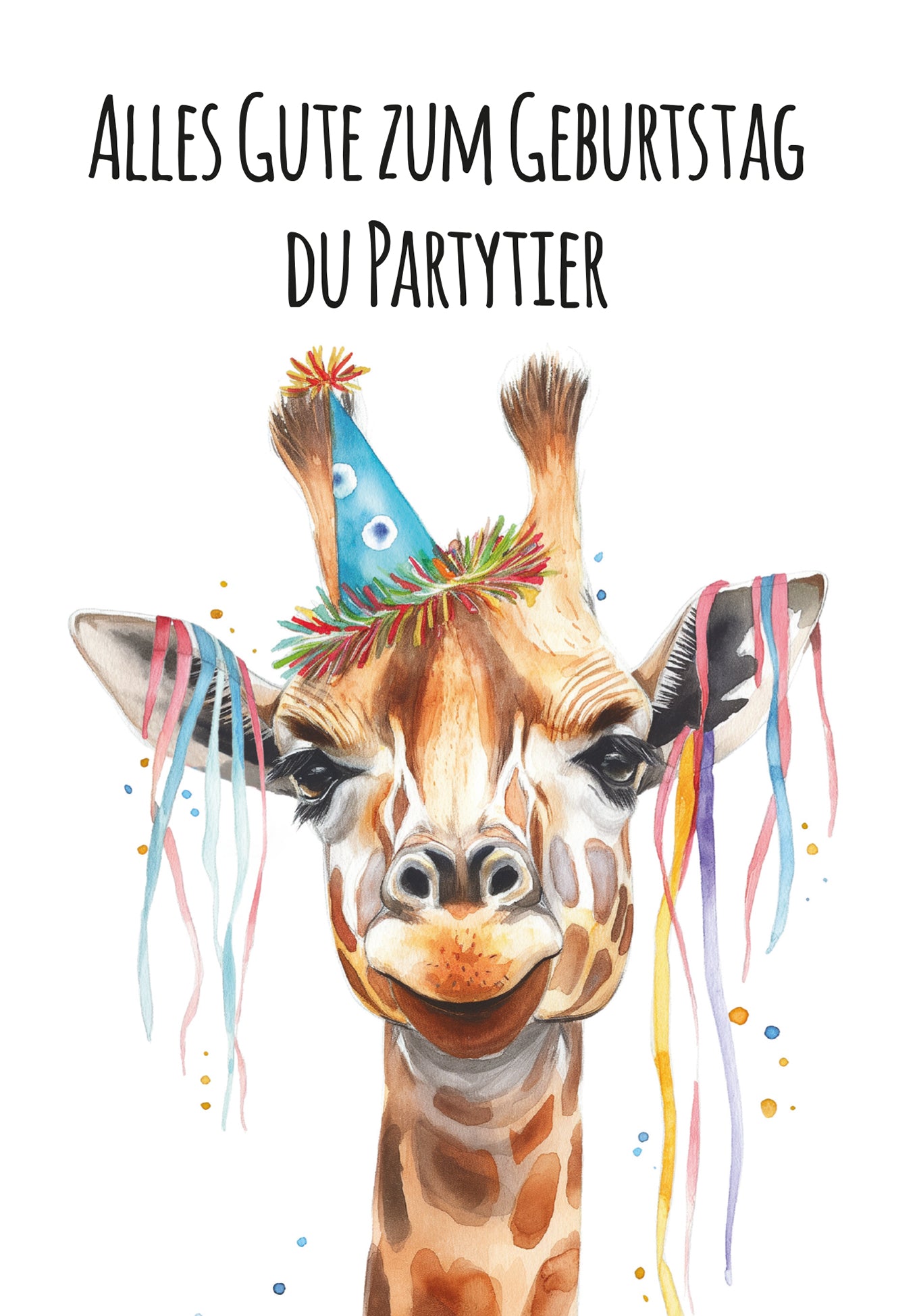 Alles Gute - Giraffe