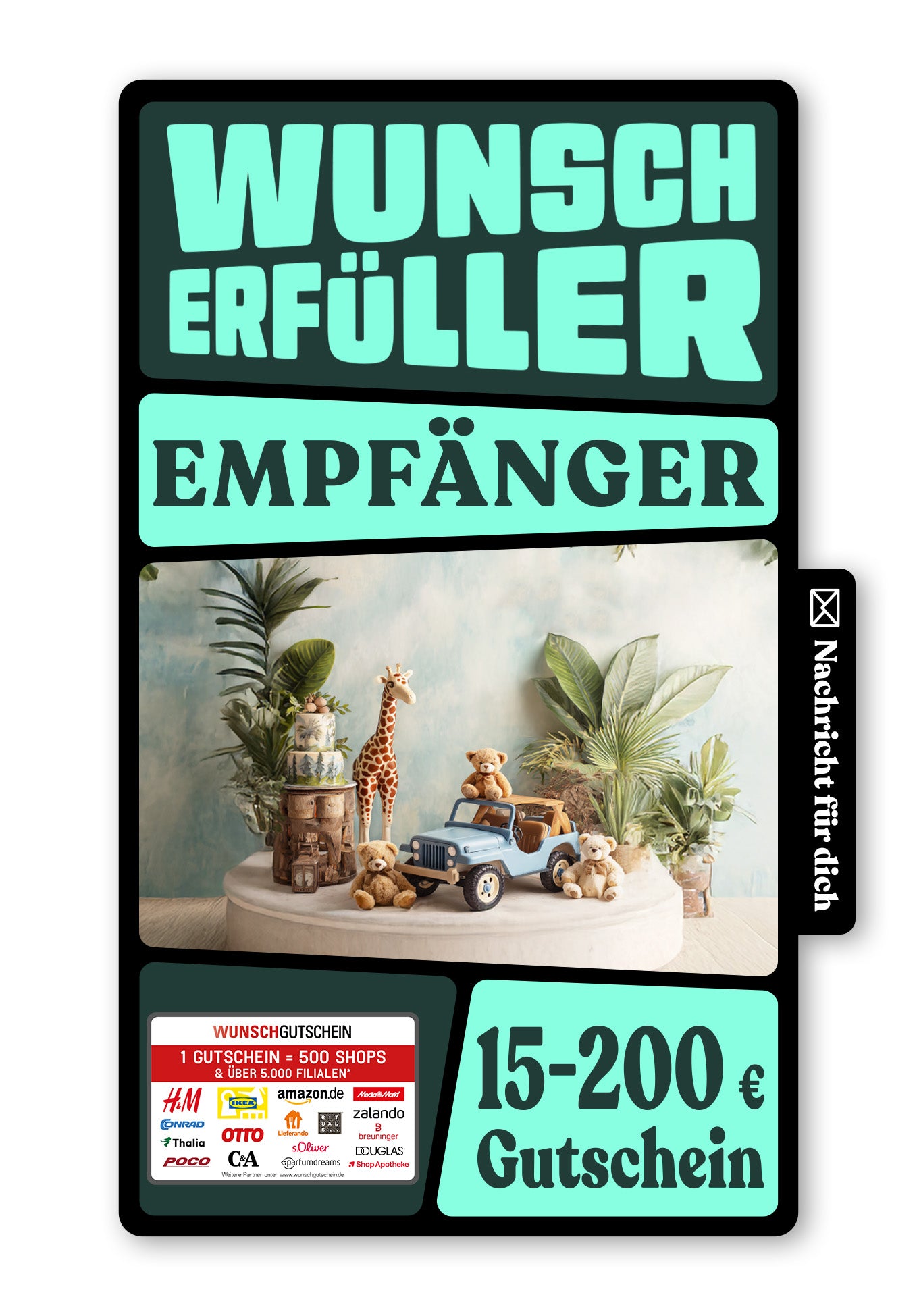Wunschgutschein Digital - Willkommen Baby - Spielzimmer – Geschenkgutschein Ansicht 1