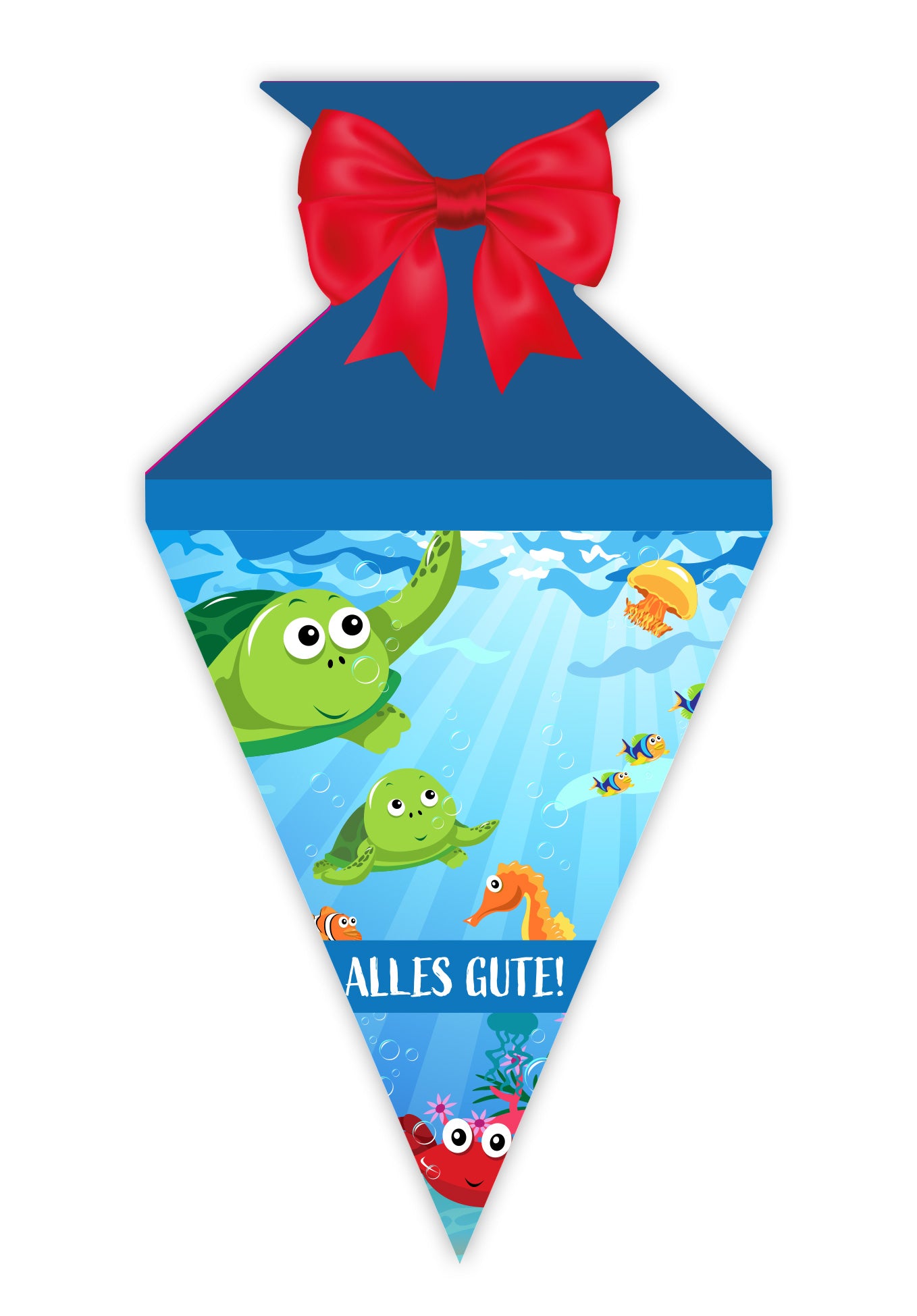 Alles Gute - Schultüte Wasserwelt