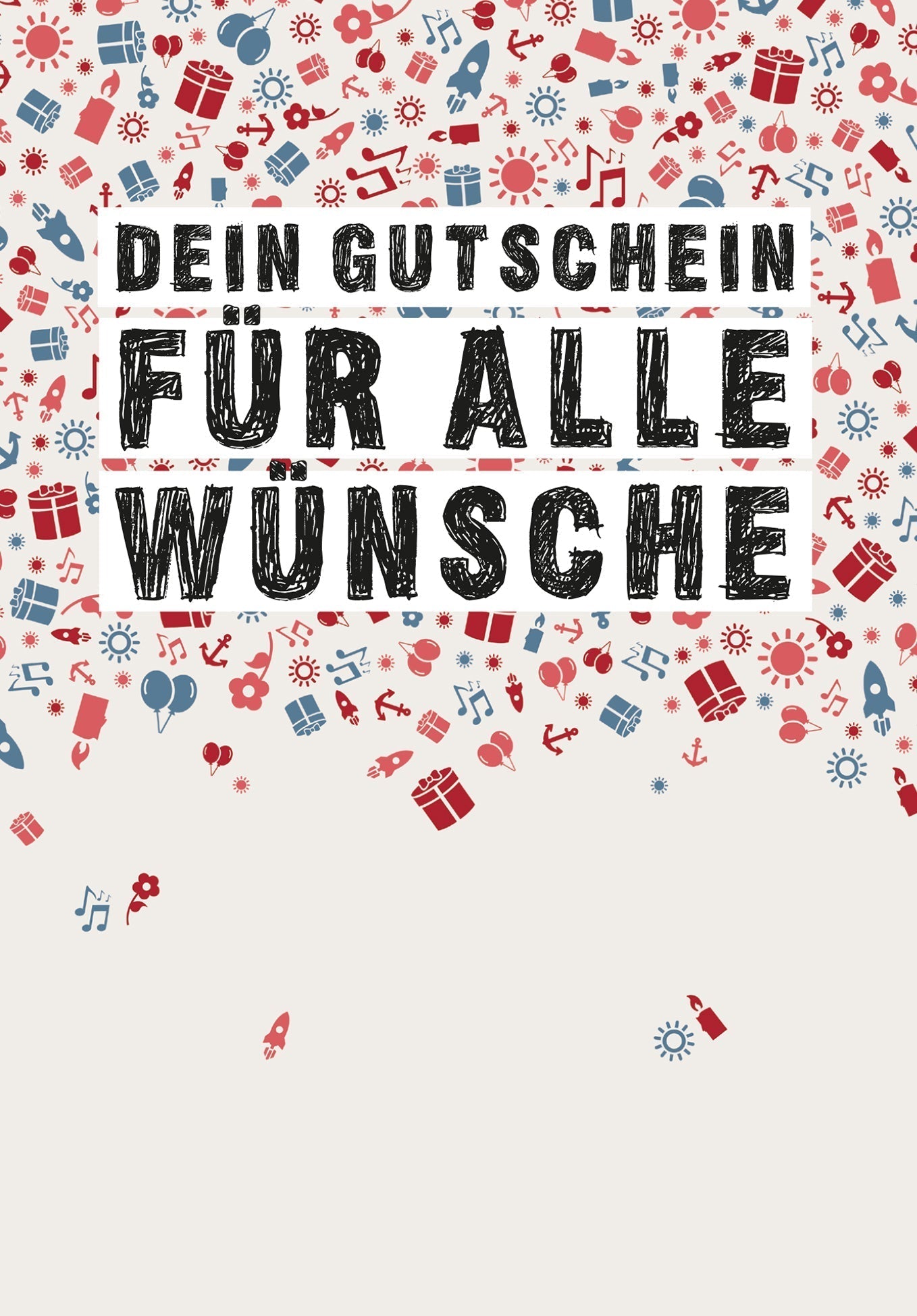 Für alle Wünsche - Doodle (Gutscheinwert)
