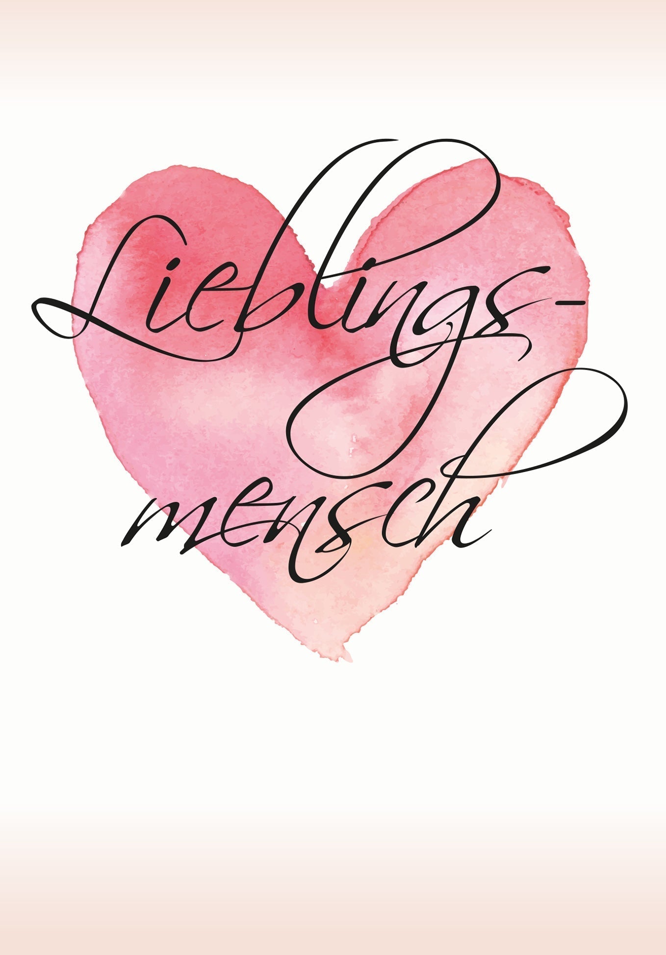 Lieblingsmensch - Herz (Gutscheinwert)