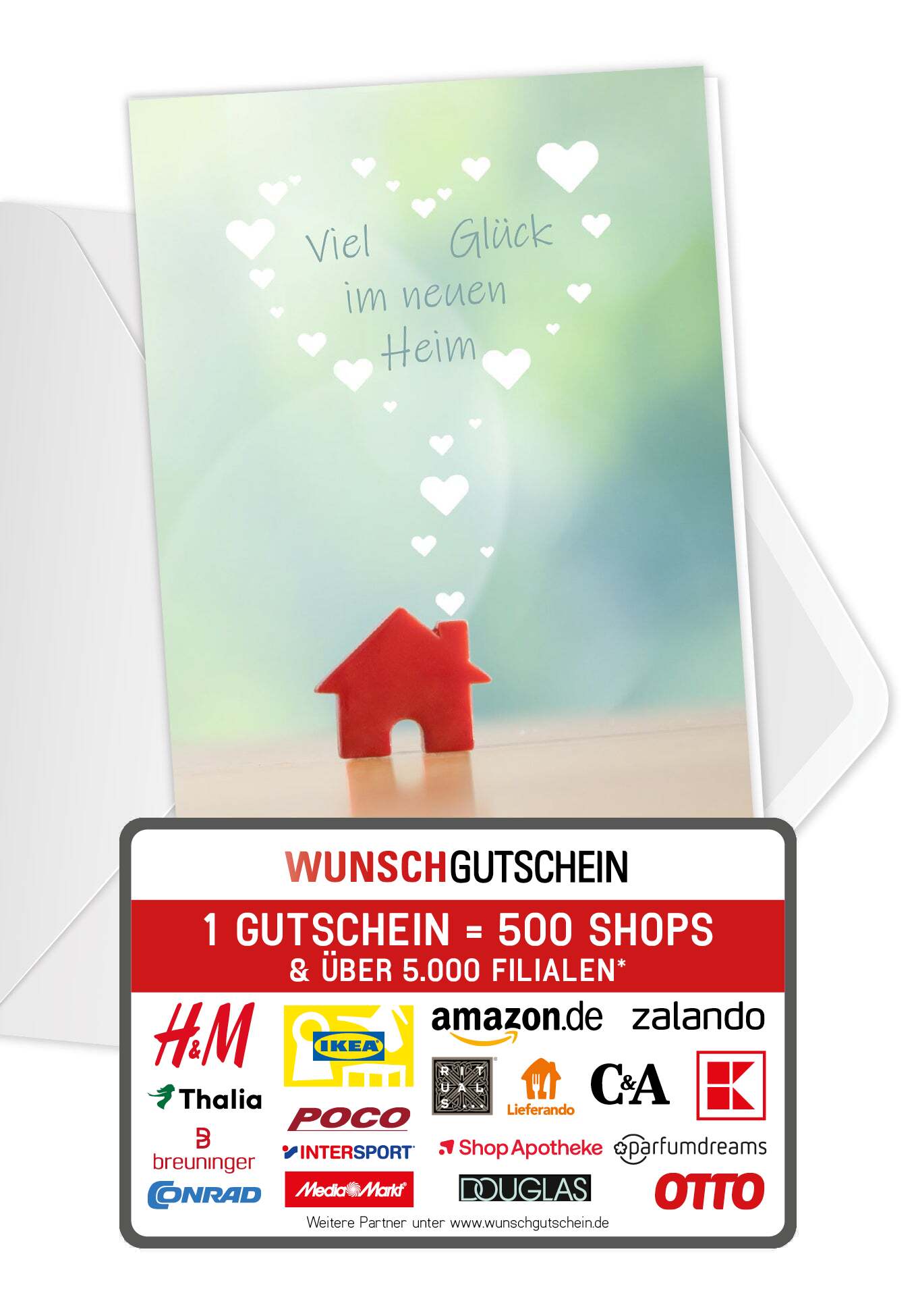 Viel Glück Heim - Haus (Gutscheinwert)