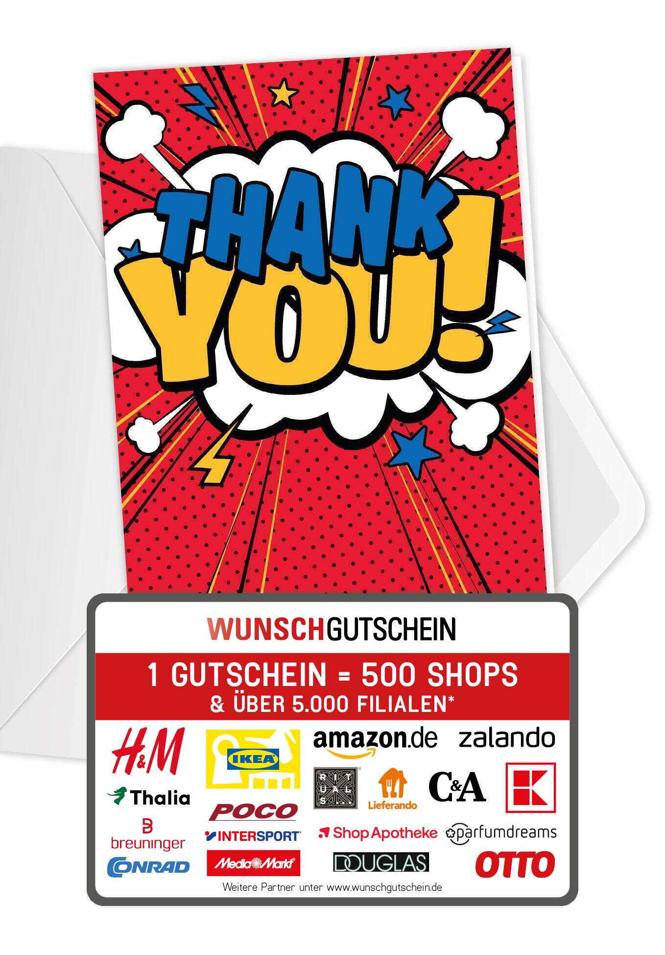 Thank you - Wolke (Gutscheinwert)