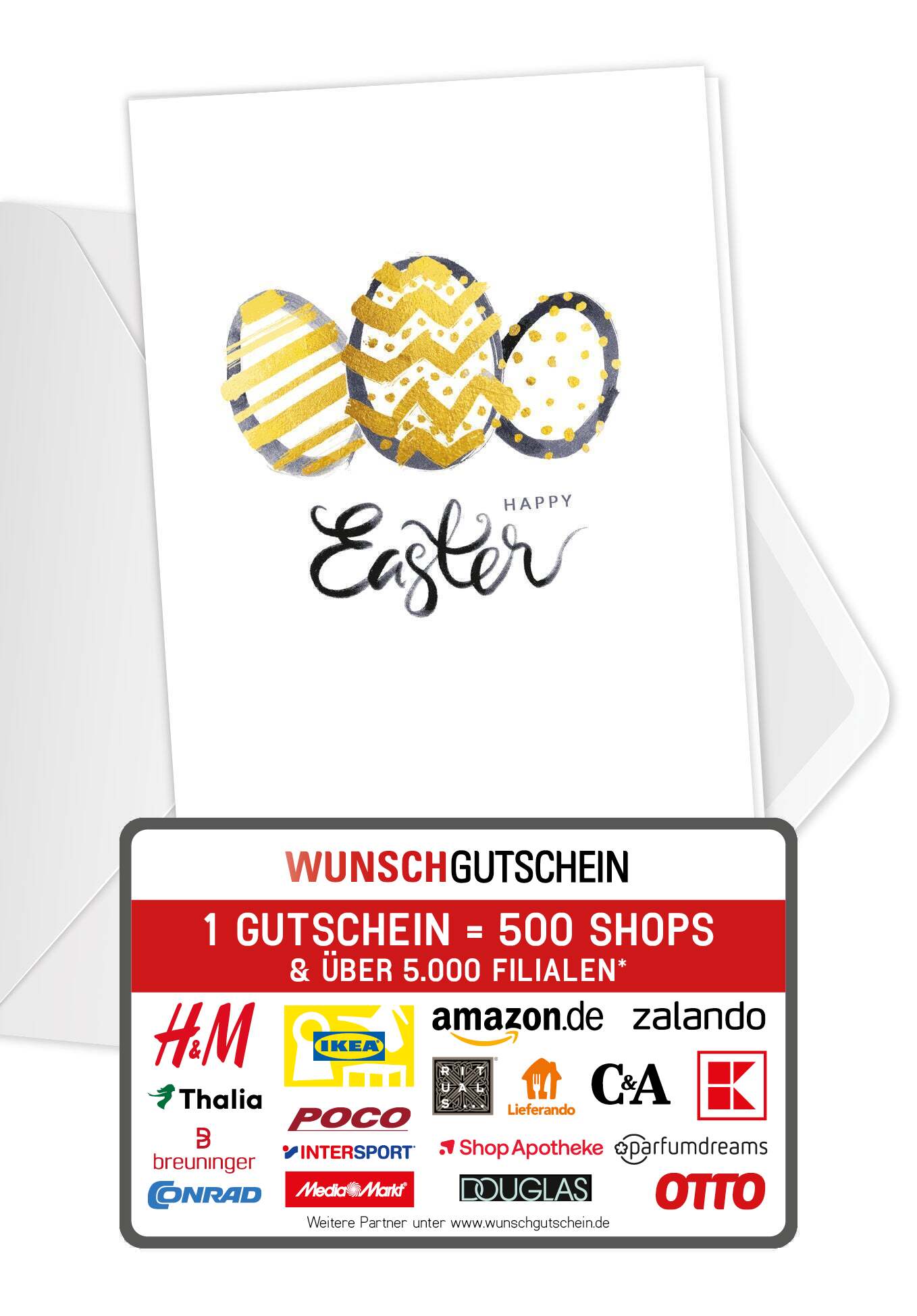 Happy Easter - Osterei Gold