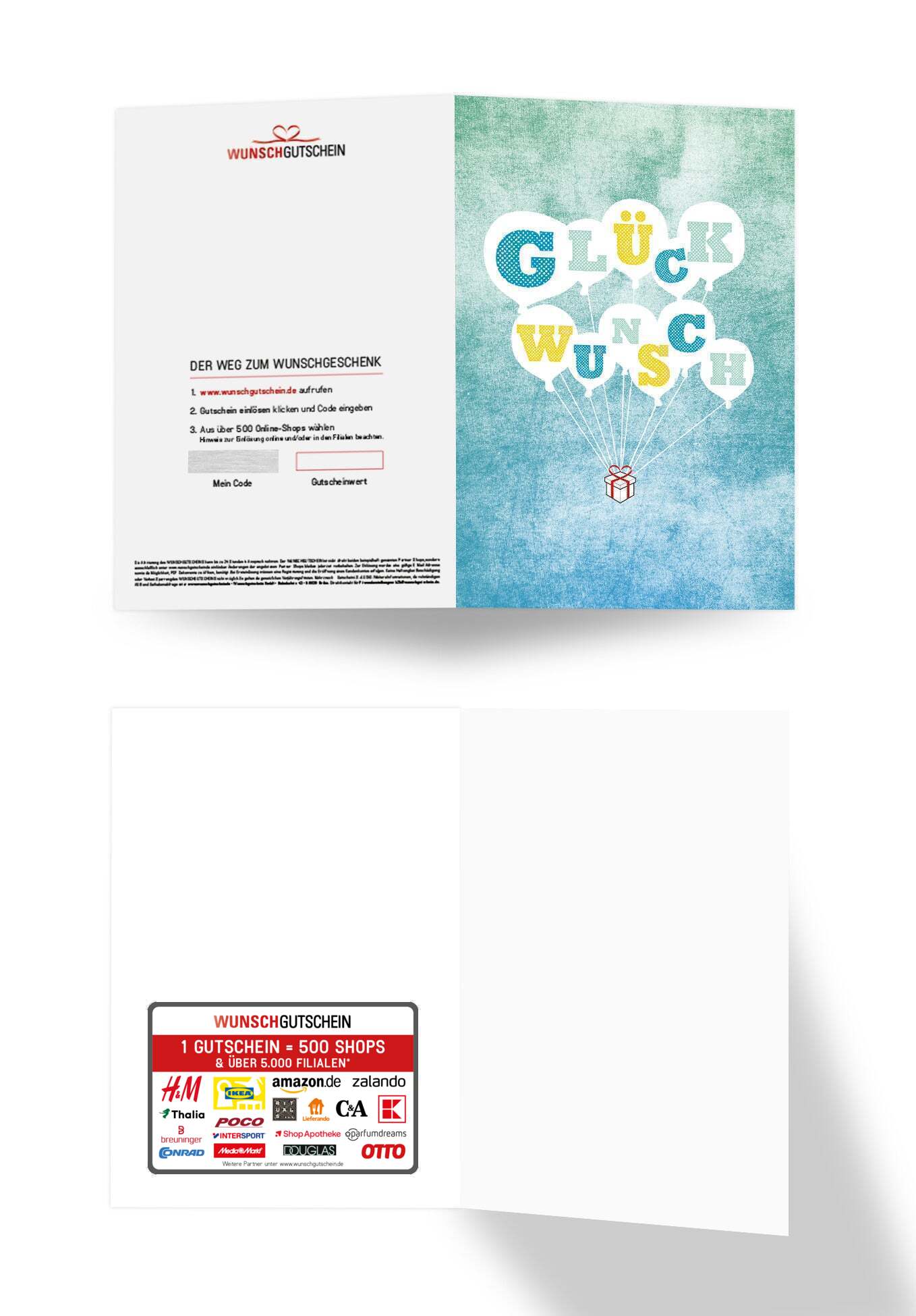 Glückwunsch - Ballon-Paket (Gutscheinwert)
