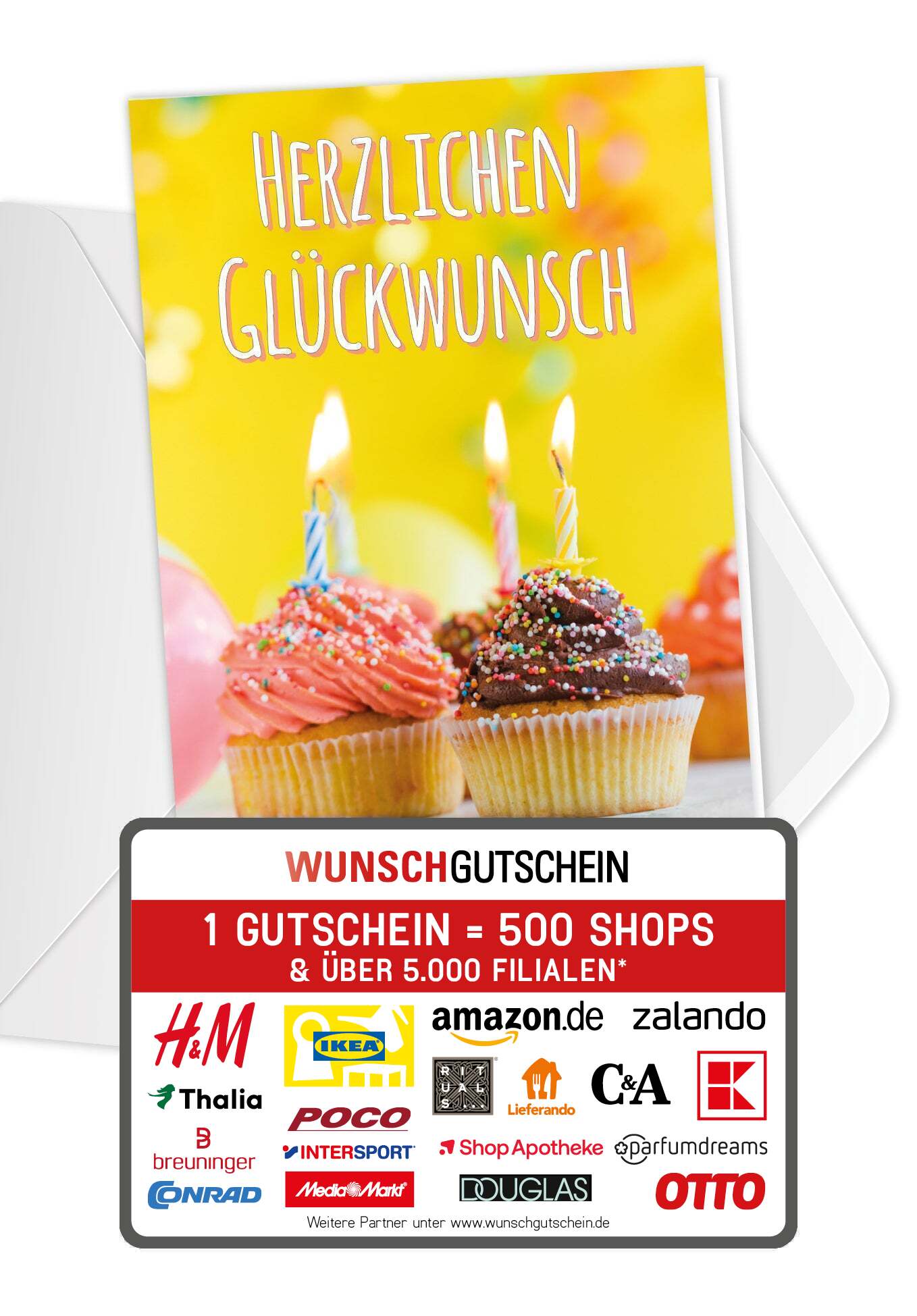 Herzlichen Glückwunsch - Muffins