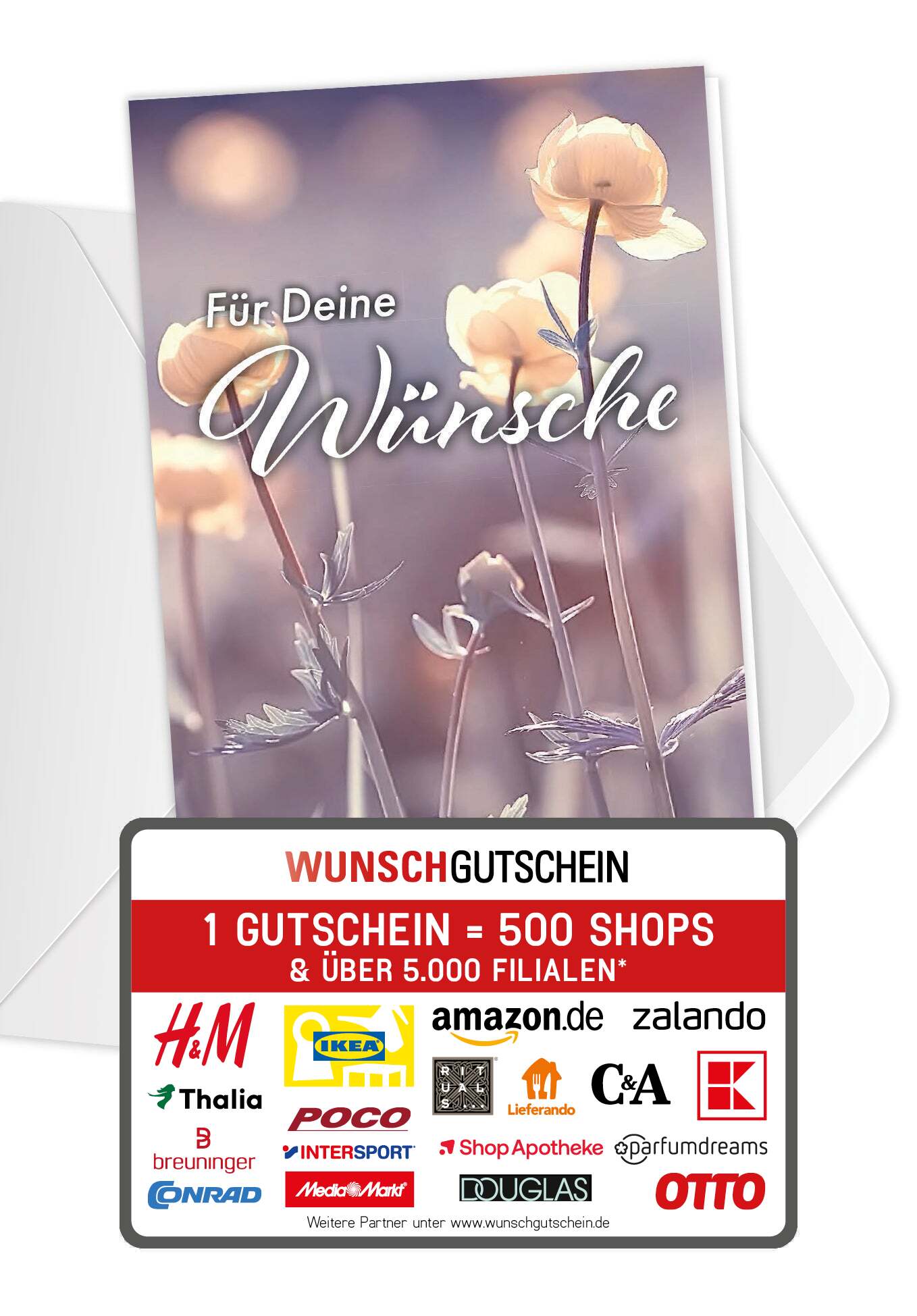 Für deine Wünsche - Blumen