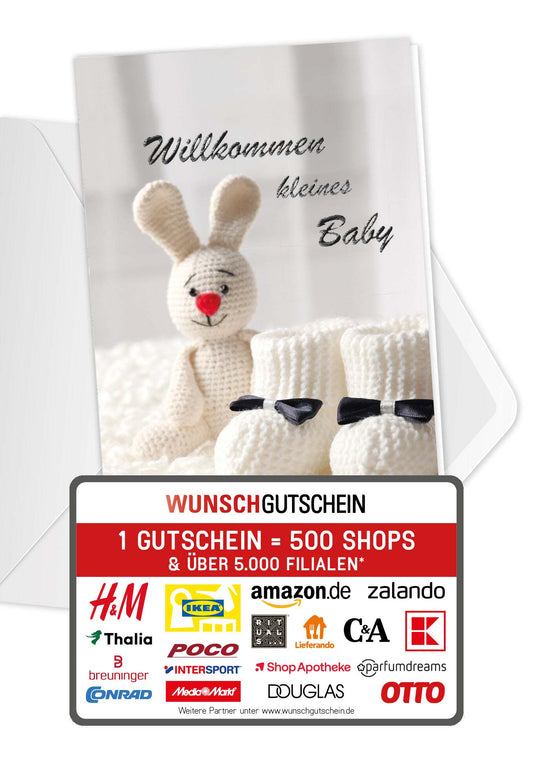 Willkommen kleines Baby - Hase
